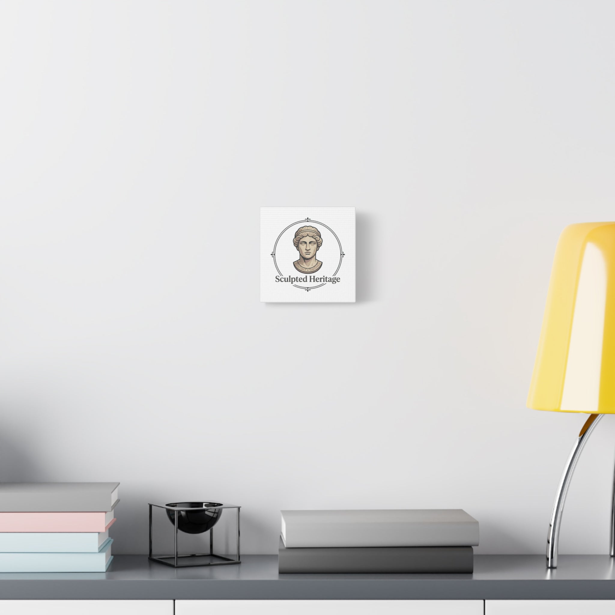 Sculpted Heritage Matte Canvas Print — Classical Bust Wall Art - Sculpted Heritage