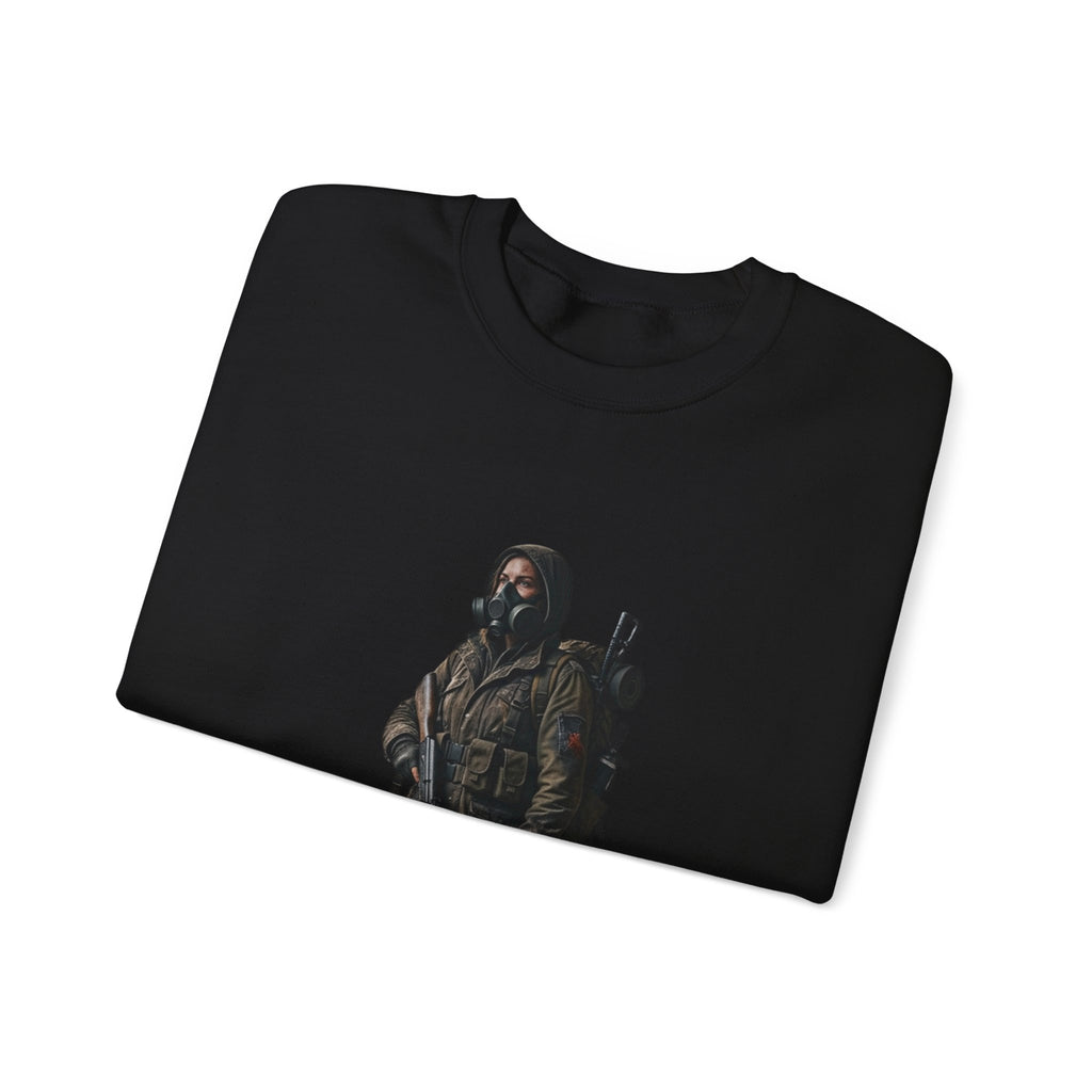 Post-ApocalypticSculpted Heritage Sweatshirt — Ranger Figure Graphic - Sculpted Heritage