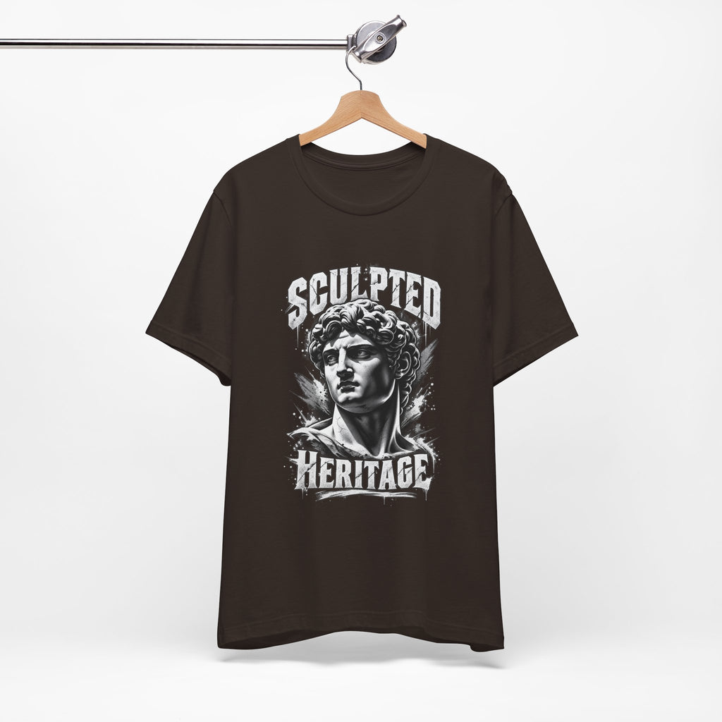Sculpted Heritage Tee — David Statue Vintage Art Graphic Shirt