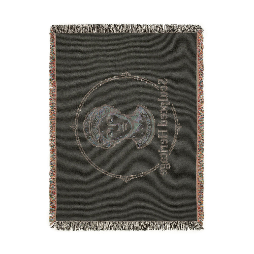 Sculpted Heritage Woven Blanket — Classical Bust Throw Blanket - Sculpted Heritage