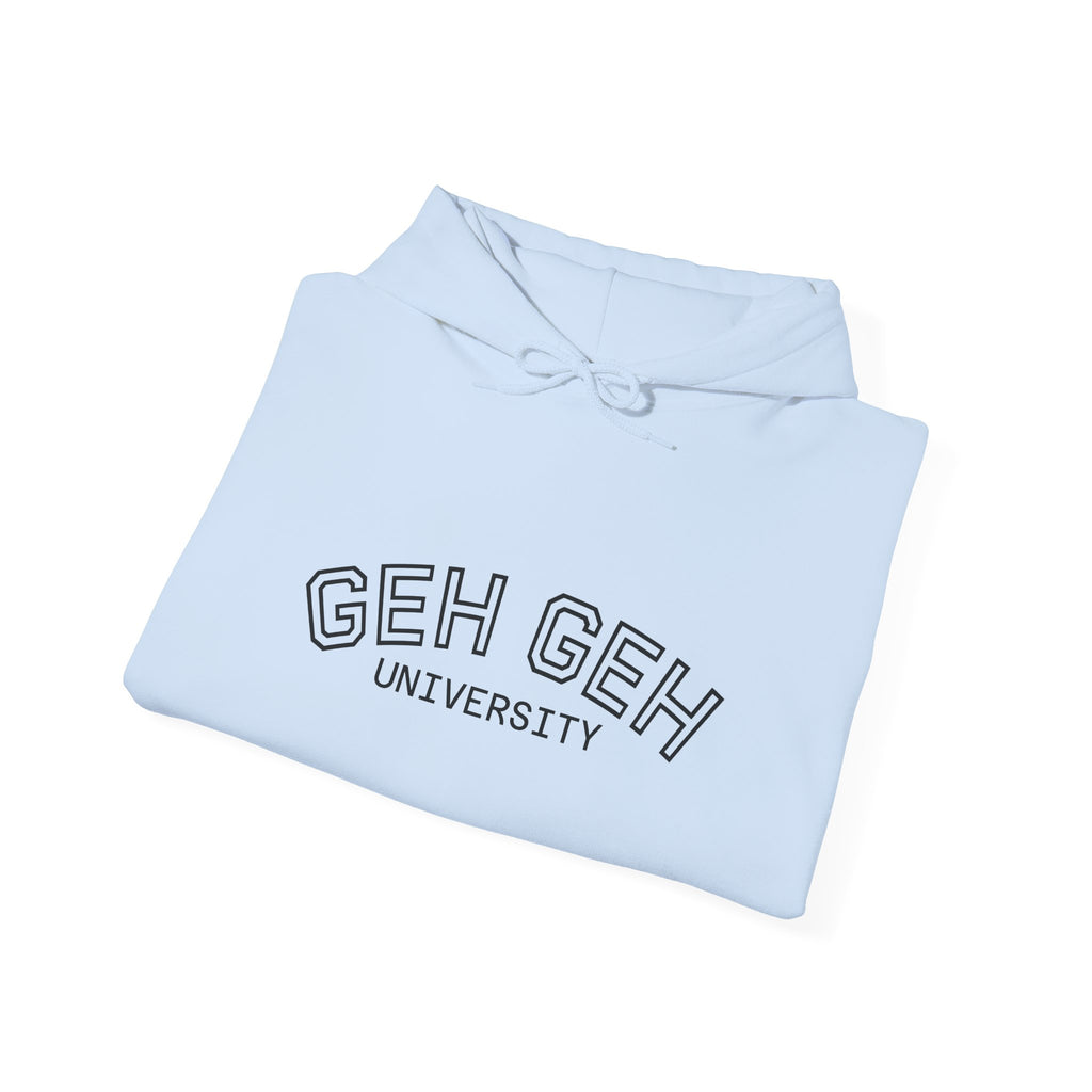 GHE-GHE University Hoodie — Minimal Collegiate Pullover - Sculpted Heritage