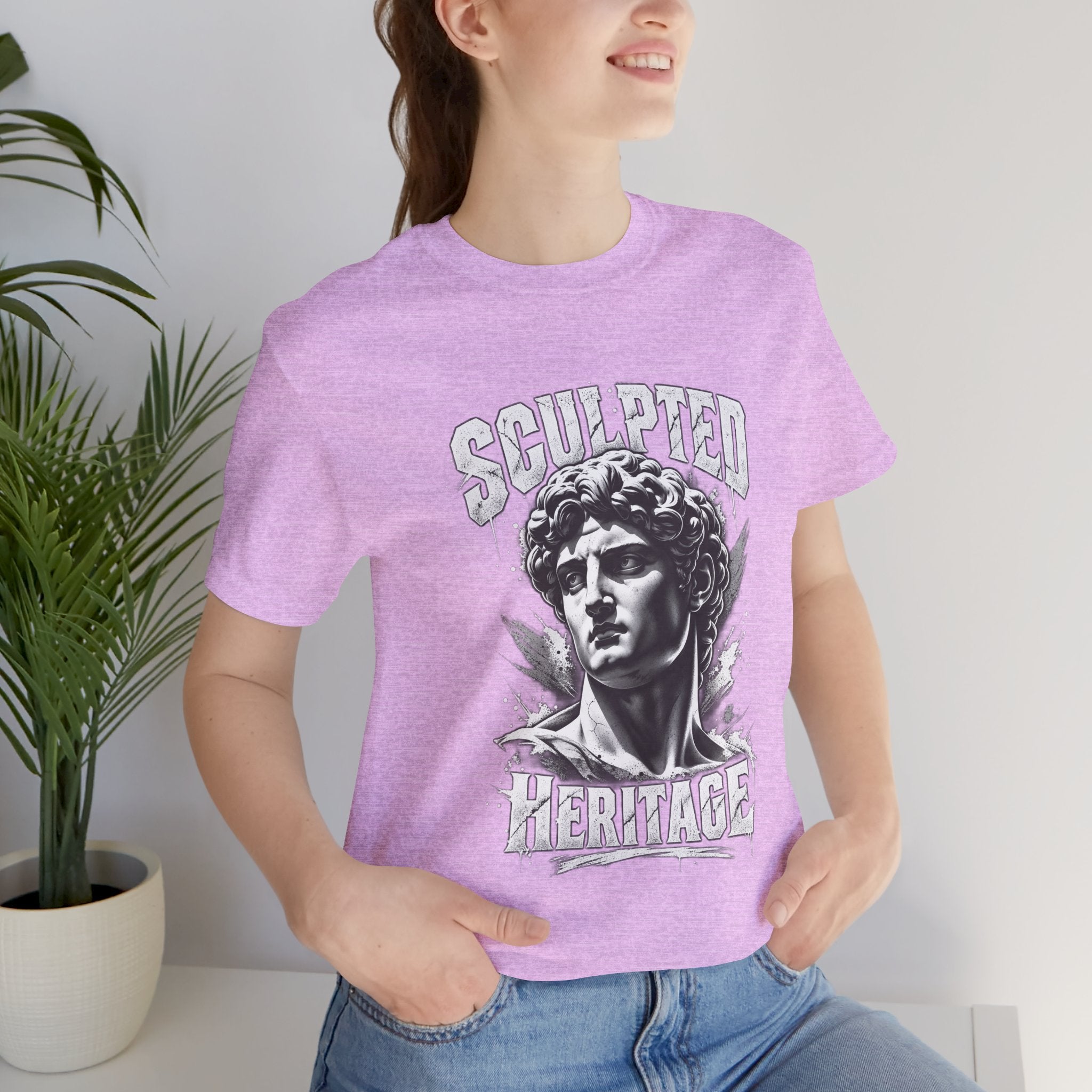 Sculpted Heritage Tee — David Statue Vintage Art Graphic Shirt