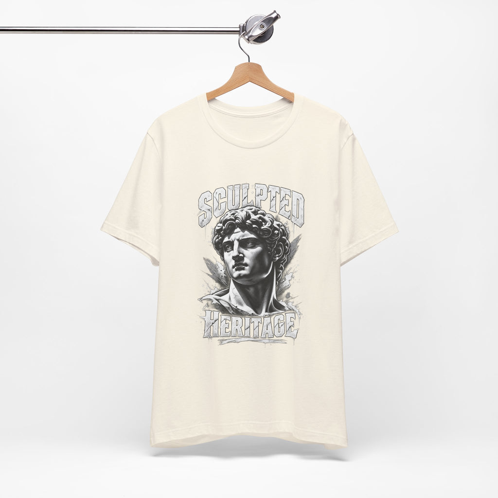 Sculpted Heritage Tee — David Statue Vintage Art Graphic Shirt