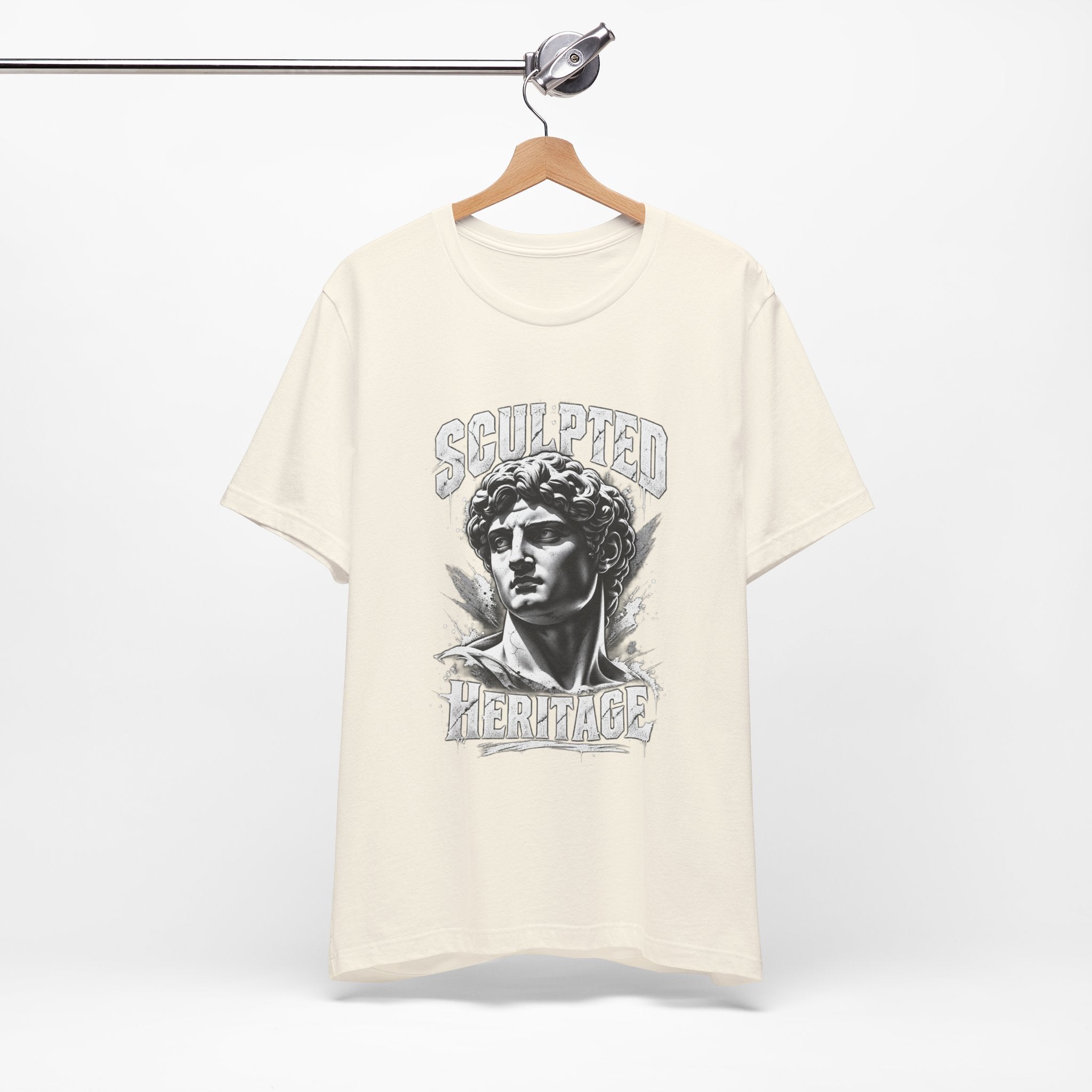 Sculpted Heritage Tee — David Statue Vintage Art Graphic Shirt