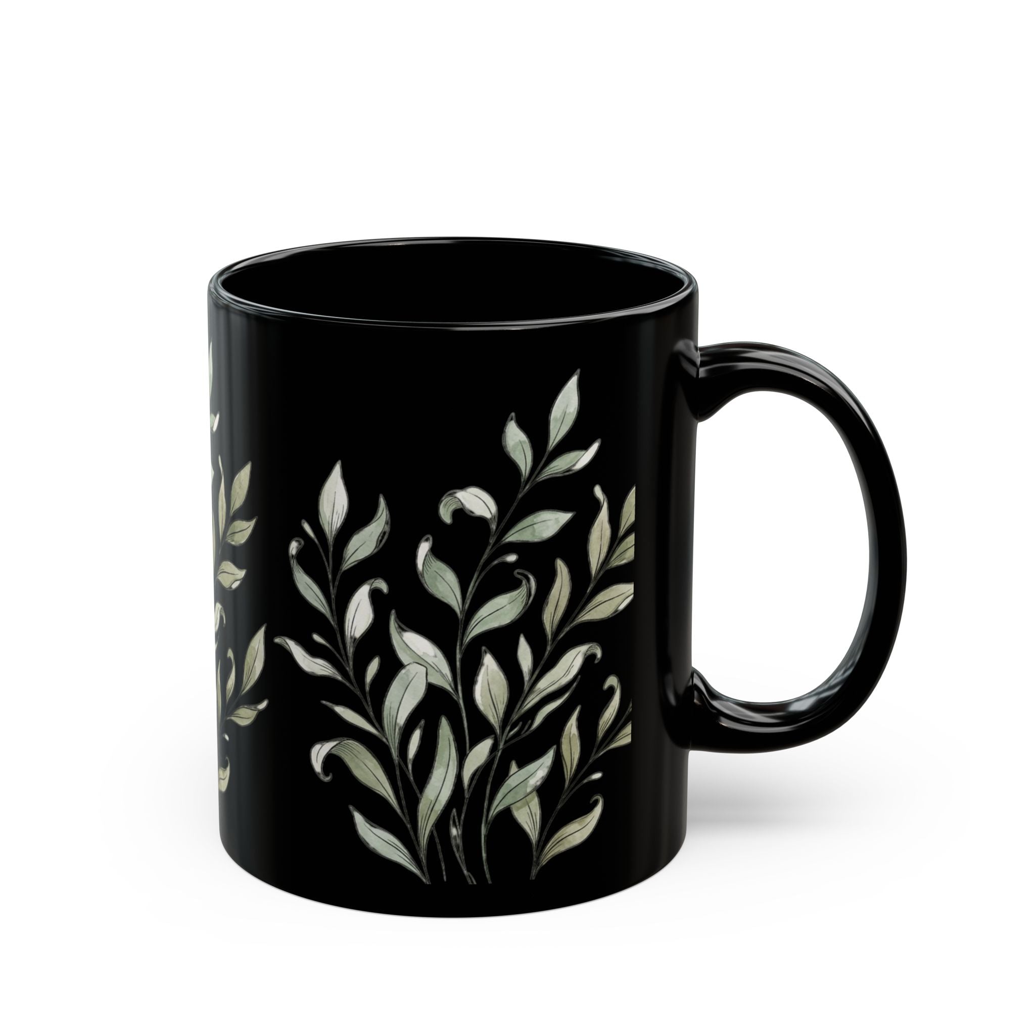 Sculpted Heritage Black Mug (11oz, 15oz) - Sculpted Heritage