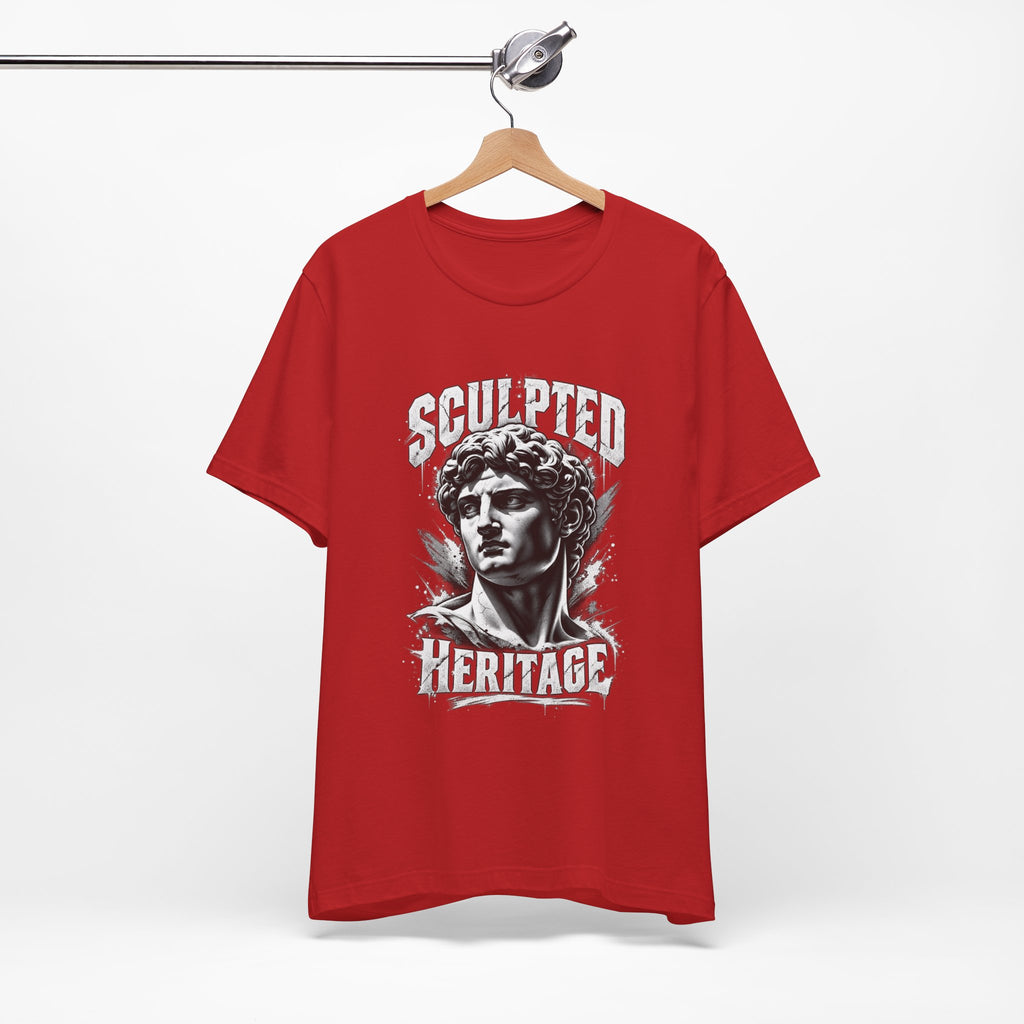 Sculpted Heritage Tee — David Statue Vintage Art Graphic Shirt