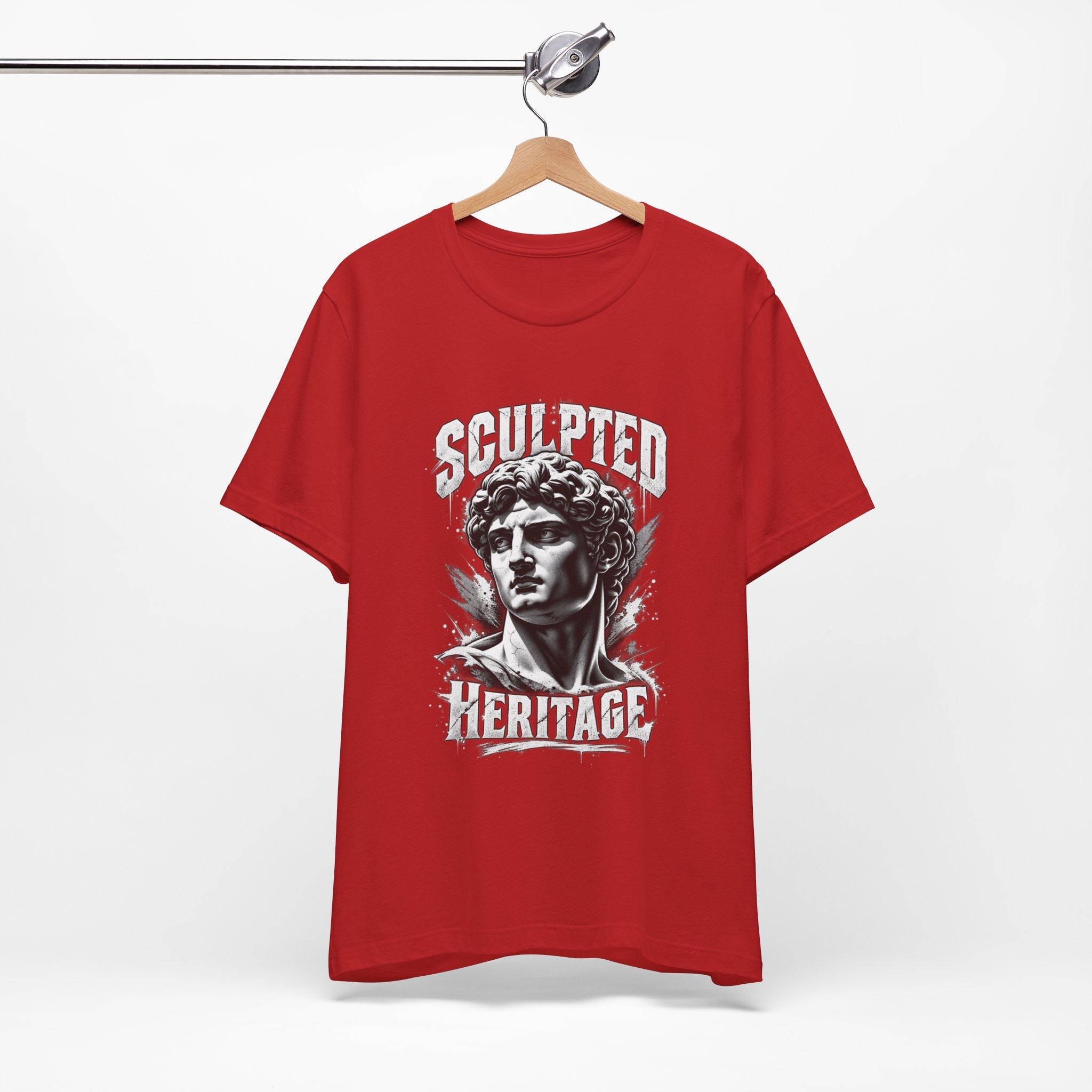 Sculpted Heritage Tee — David Statue Vintage Art Graphic Shirt