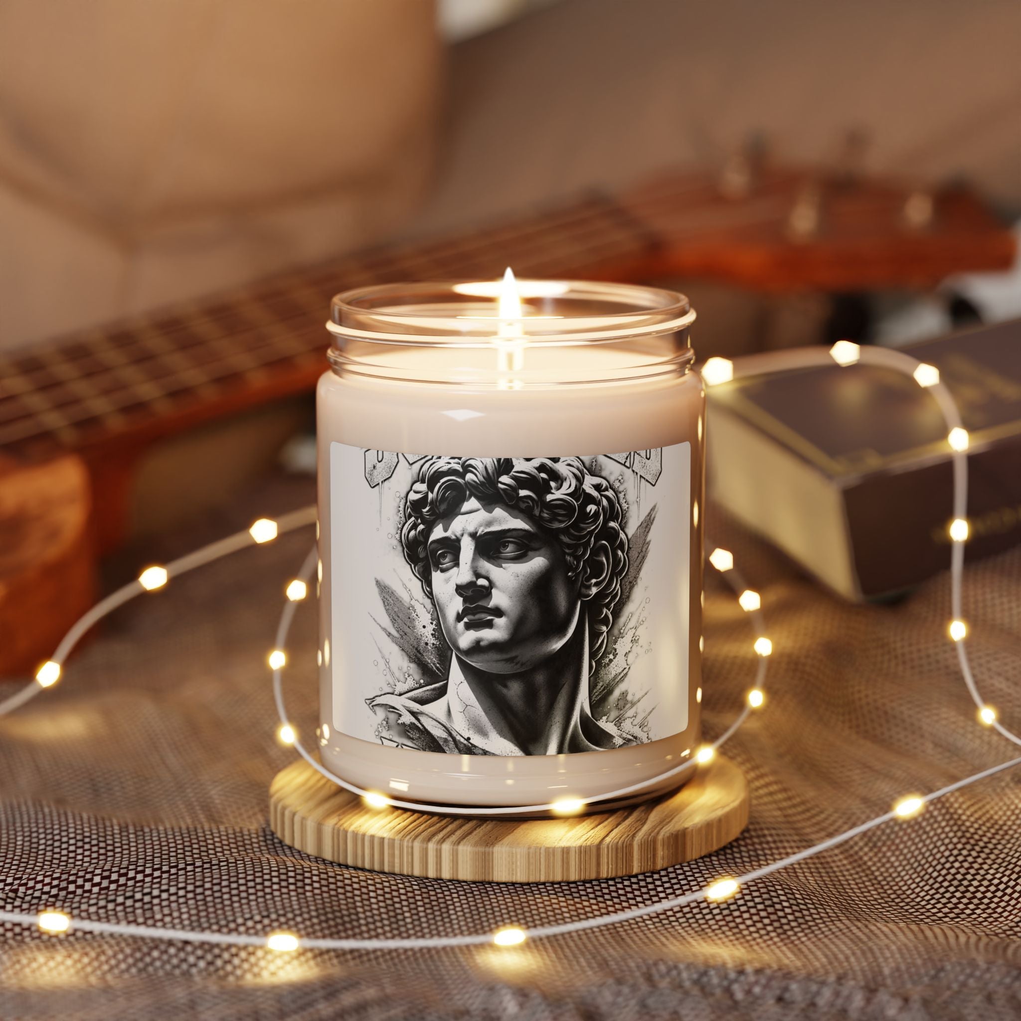Statue of David Scented Soy Candle — 9oz Artistic Home Fragrance