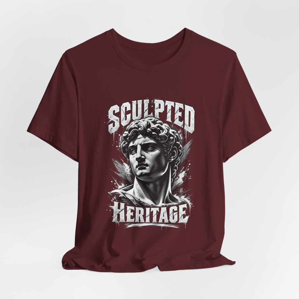 Sculpted Heritage Tee — David Statue Vintage Art Graphic Shirt