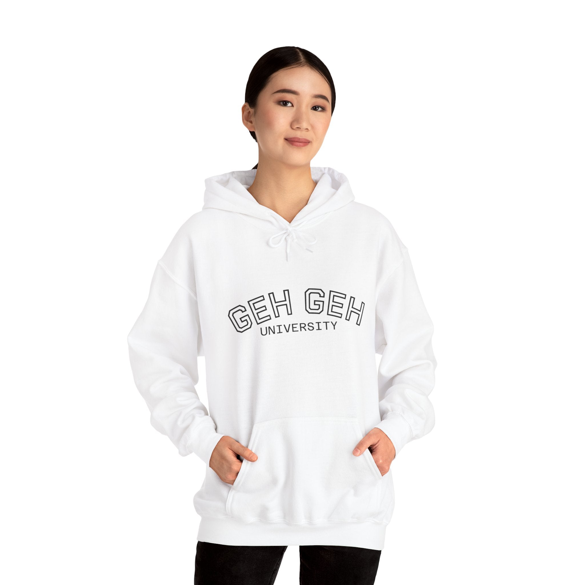 GHE-GHE University Hoodie — Minimal Collegiate Pullover - Sculpted Heritage