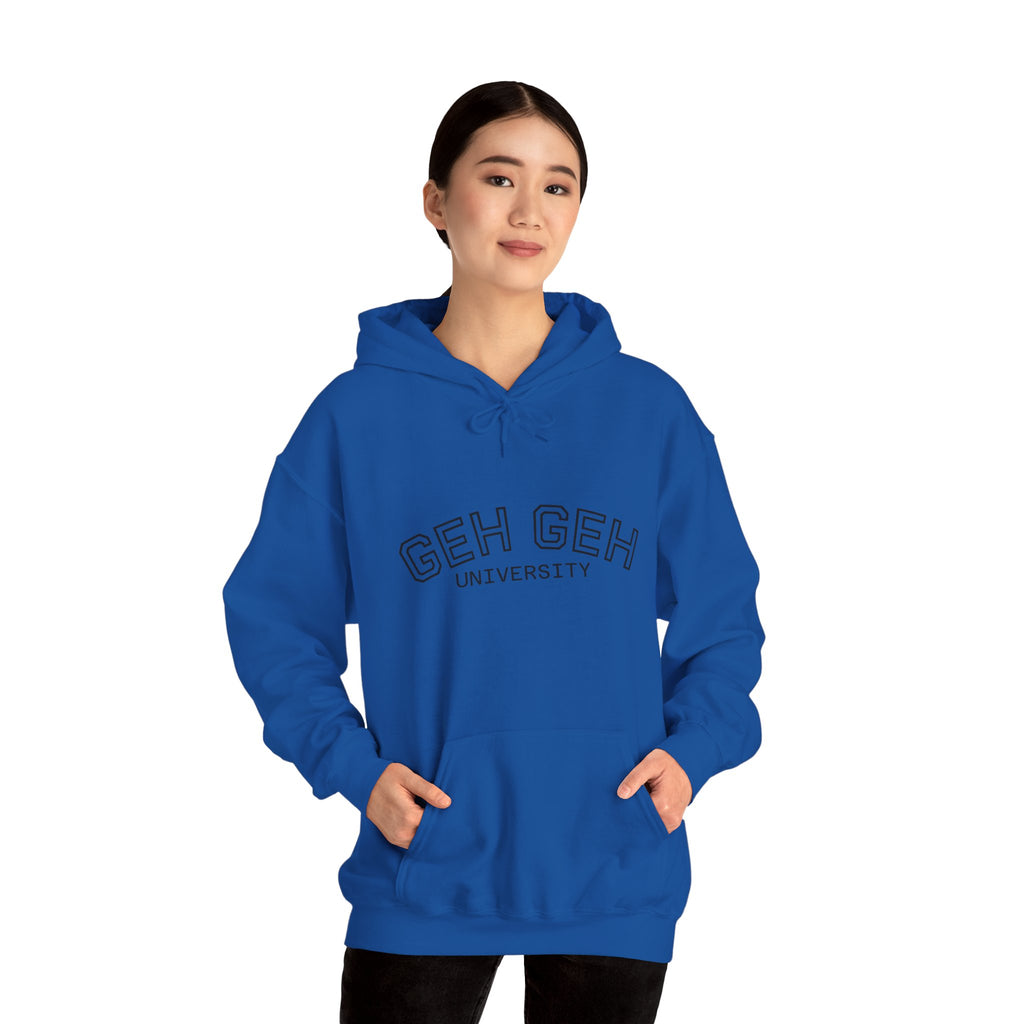GHE-GHE University Hoodie — Minimal Collegiate Pullover - Sculpted Heritage