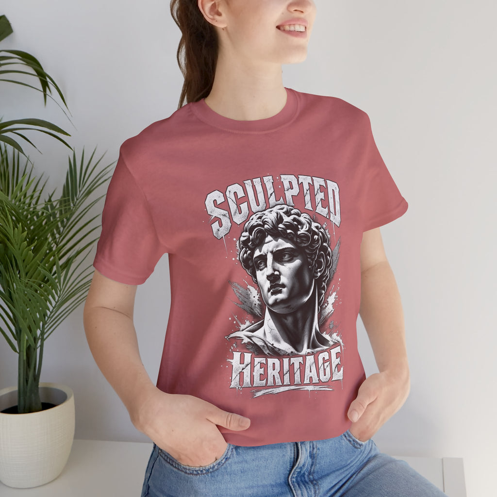 Sculpted Heritage Tee — David Statue Vintage Art Graphic Shirt