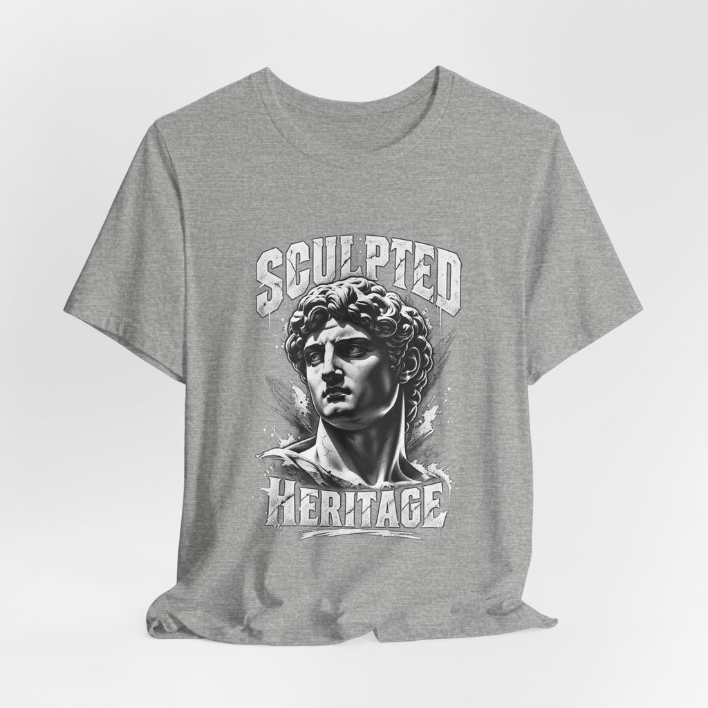Sculpted Heritage Tee — David Statue Vintage Art Graphic Shirt