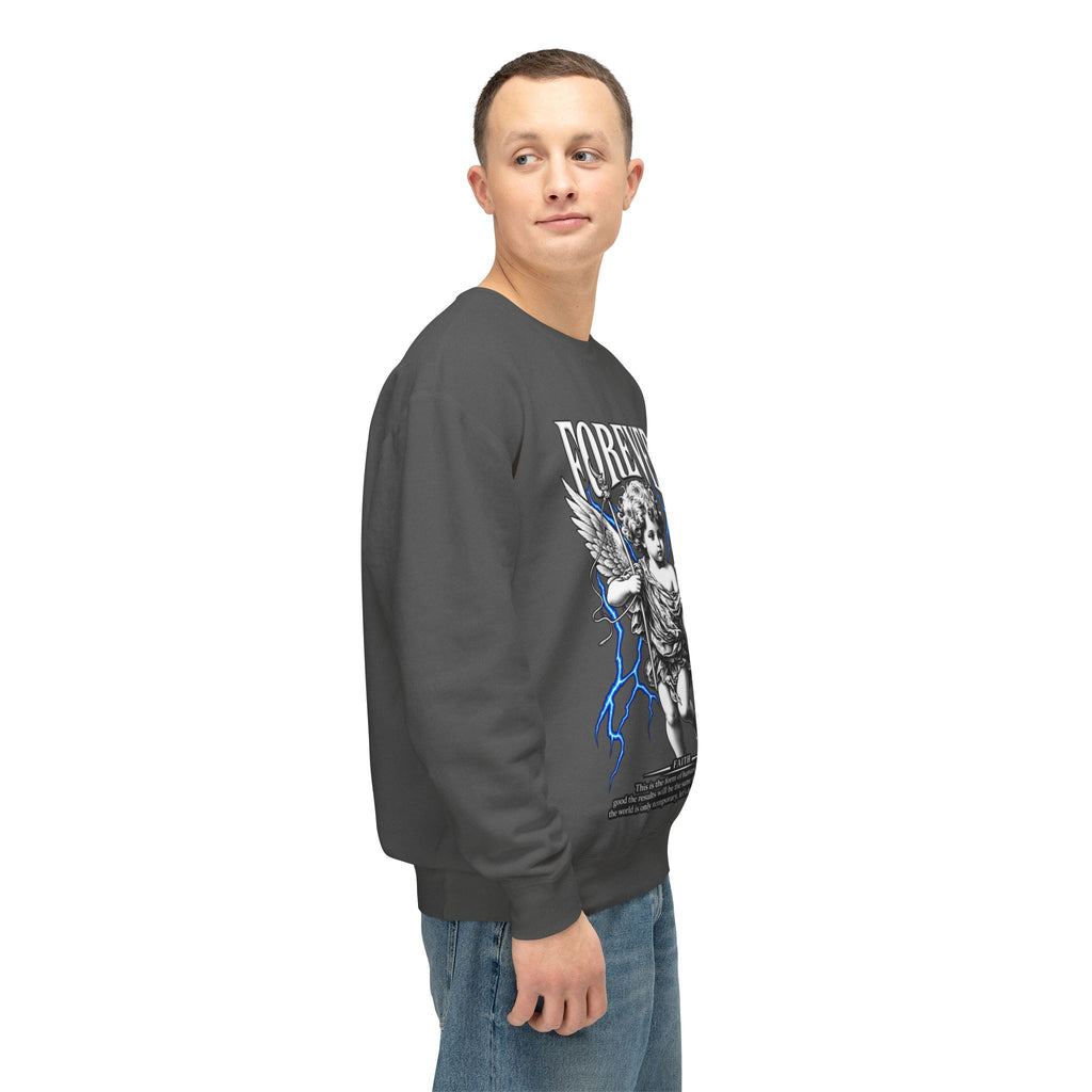 Sculpted Heritage Sweatshirt — Vintage Cherub Graphic - Sculpted Heritage