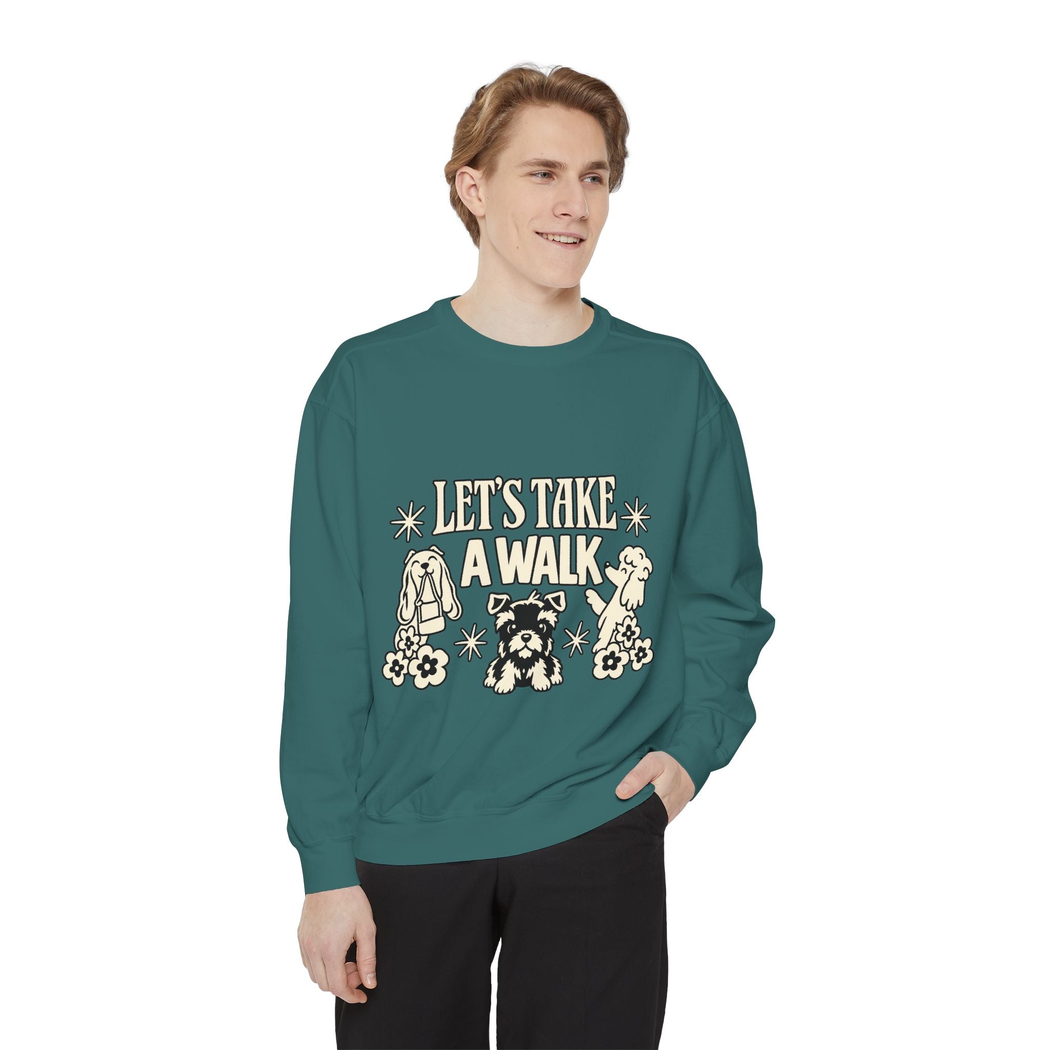 Unisex Garment-Dyed Sweatshirt - Sculpted Heritage