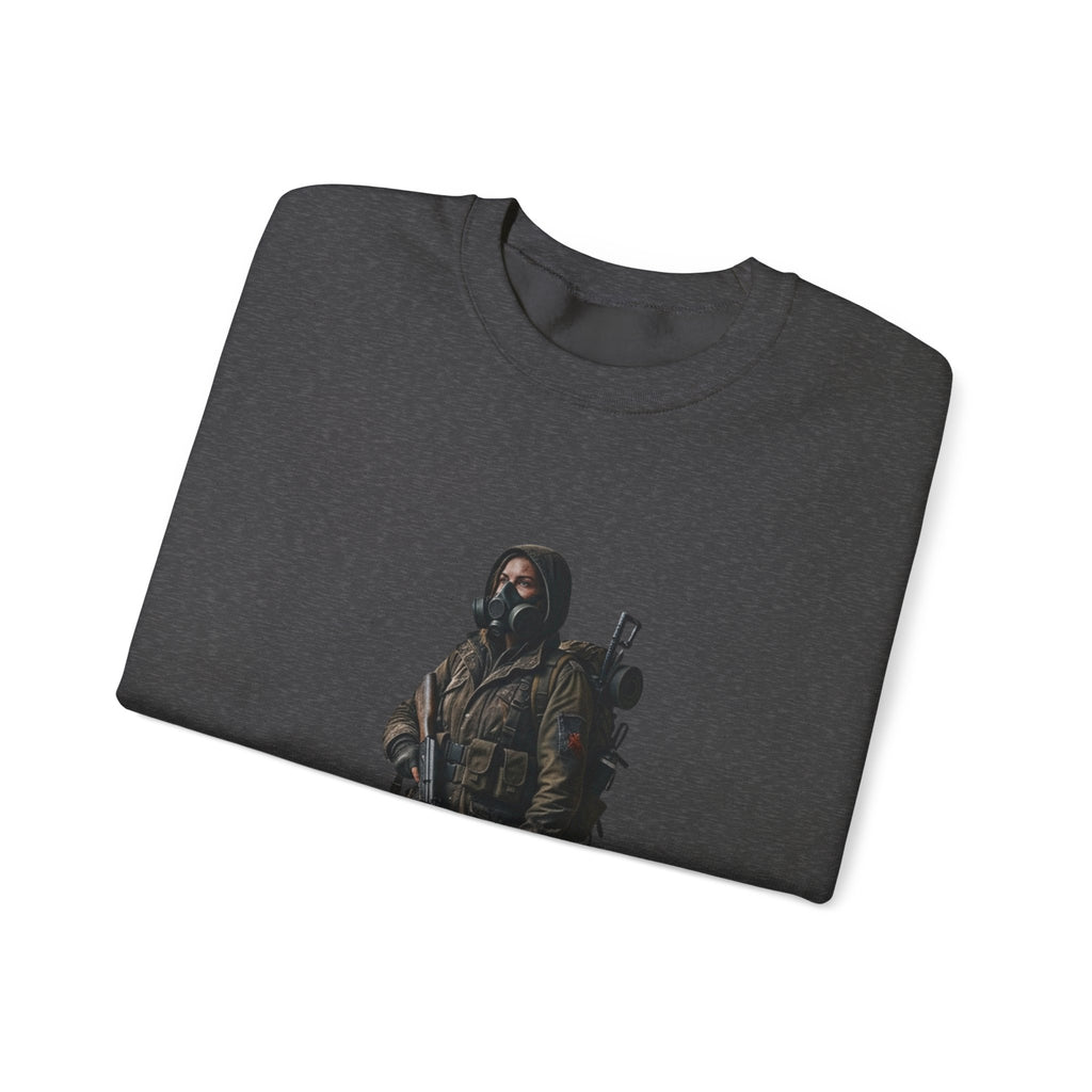 Post-ApocalypticSculpted Heritage Sweatshirt — Ranger Figure Graphic - Sculpted Heritage