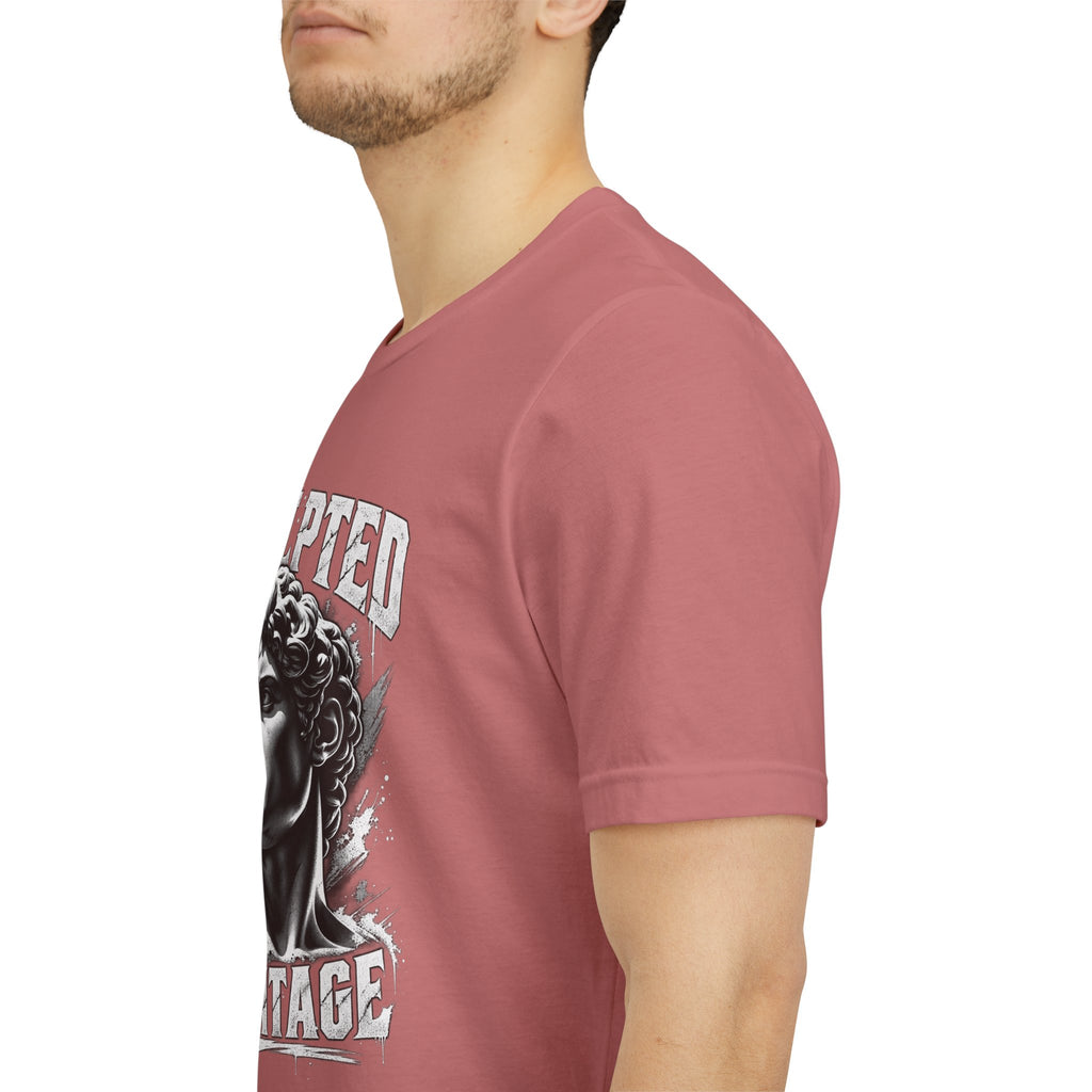 Sculpted Heritage Tee — David Statue Vintage Art Graphic Shirt