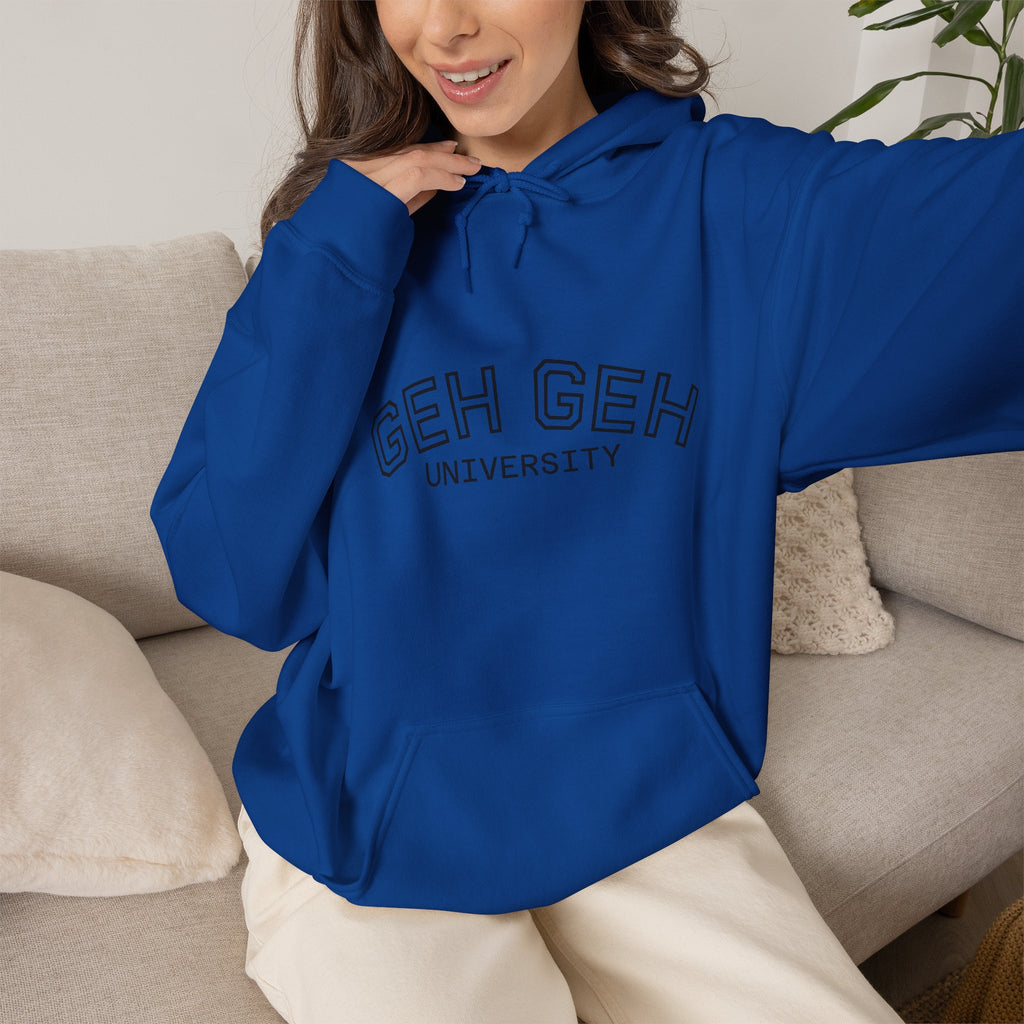 GHE-GHE University Hoodie — Minimal Collegiate Pullover - Sculpted Heritage