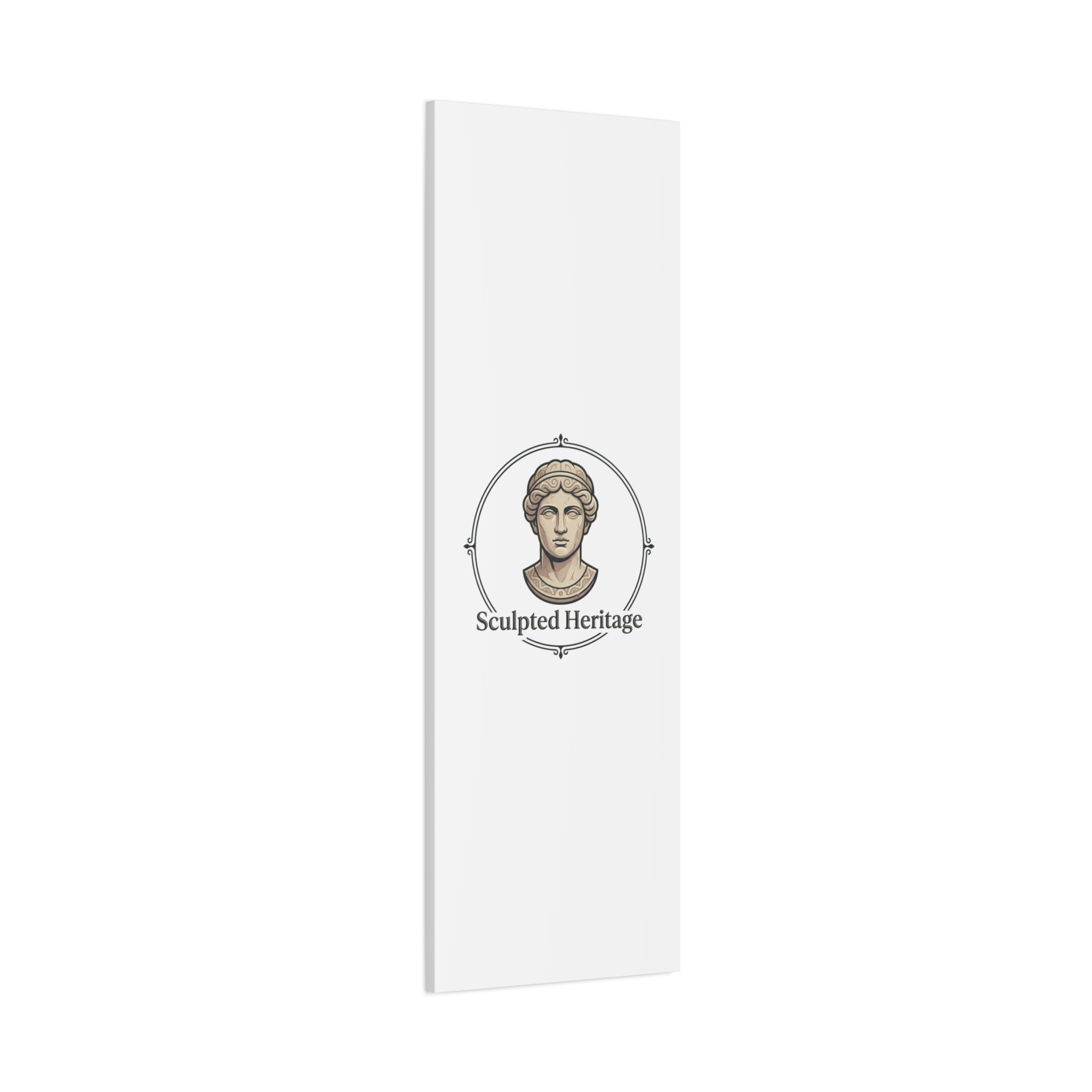 Sculpted Heritage Matte Canvas Print — Classical Bust Wall Art - Sculpted Heritage