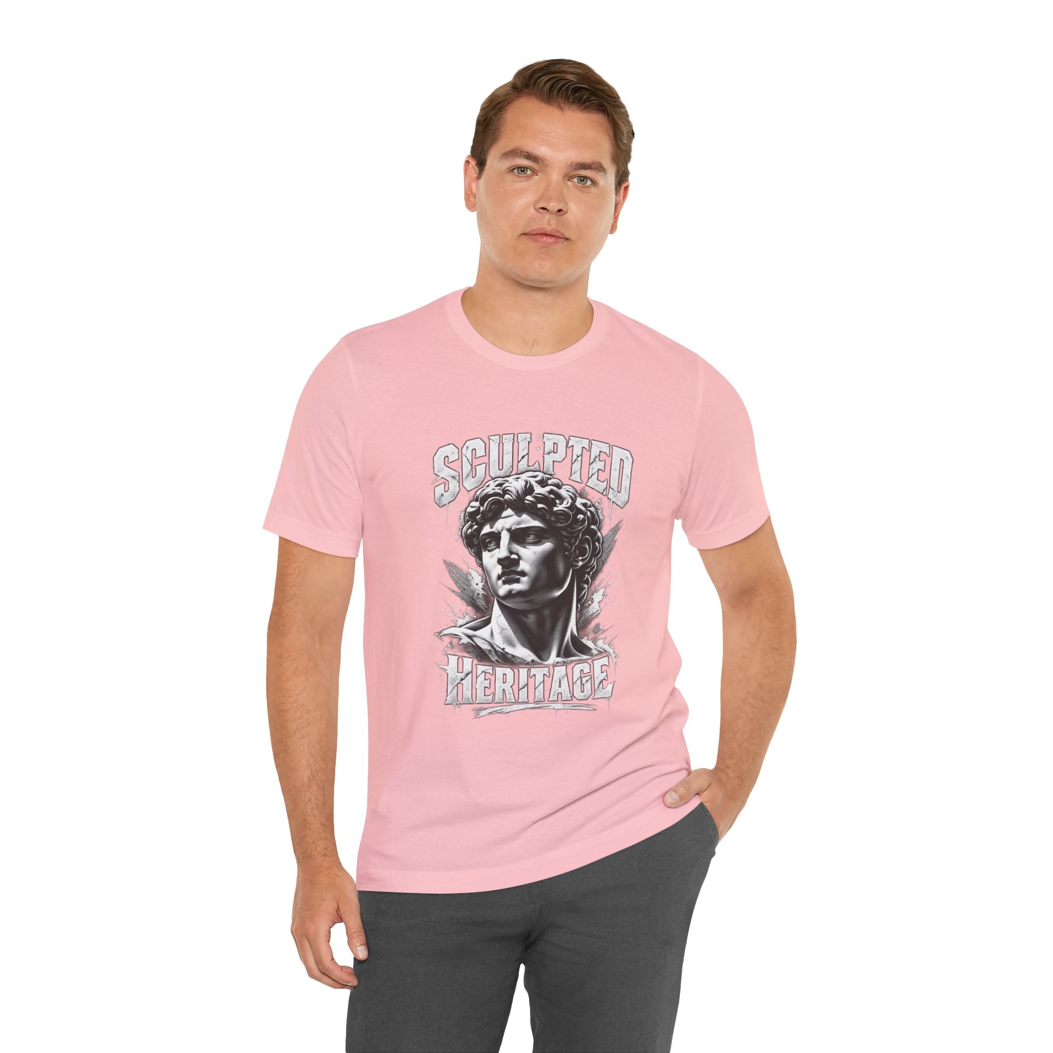 Sculpted Heritage Tee — David Statue Vintage Art Graphic Shirt