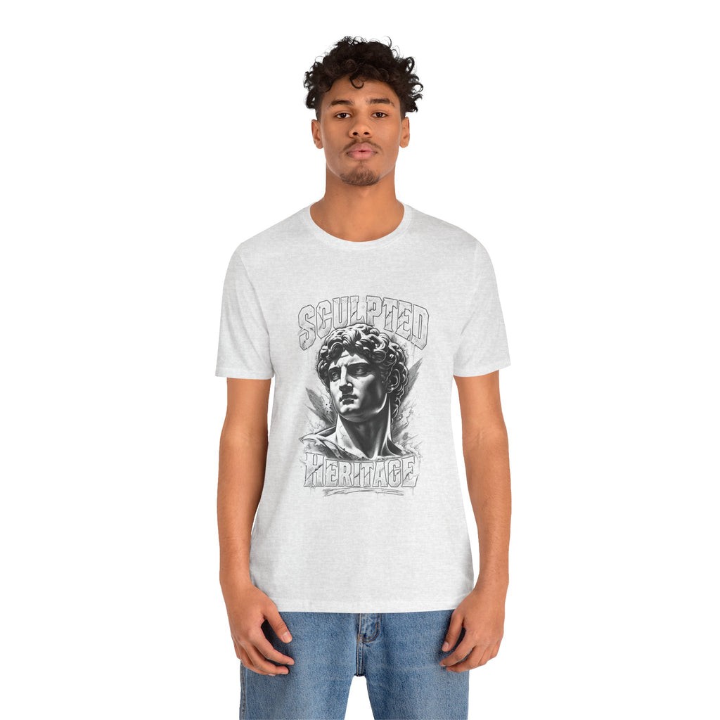 Sculpted Heritage Tee — David Statue Vintage Art Graphic Shirt