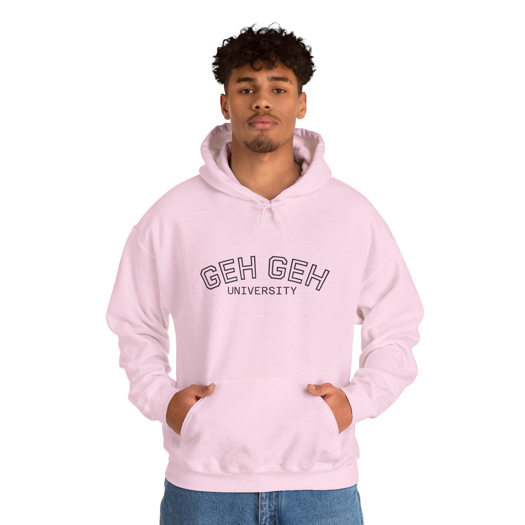 GHE-GHE University Hoodie — Minimal Collegiate Pullover - Sculpted Heritage