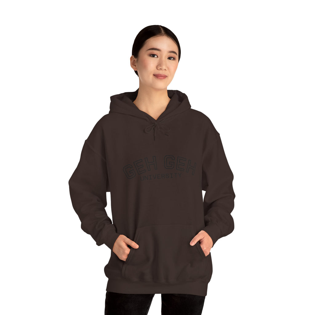 GHE-GHE University Hoodie — Minimal Collegiate Pullover - Sculpted Heritage