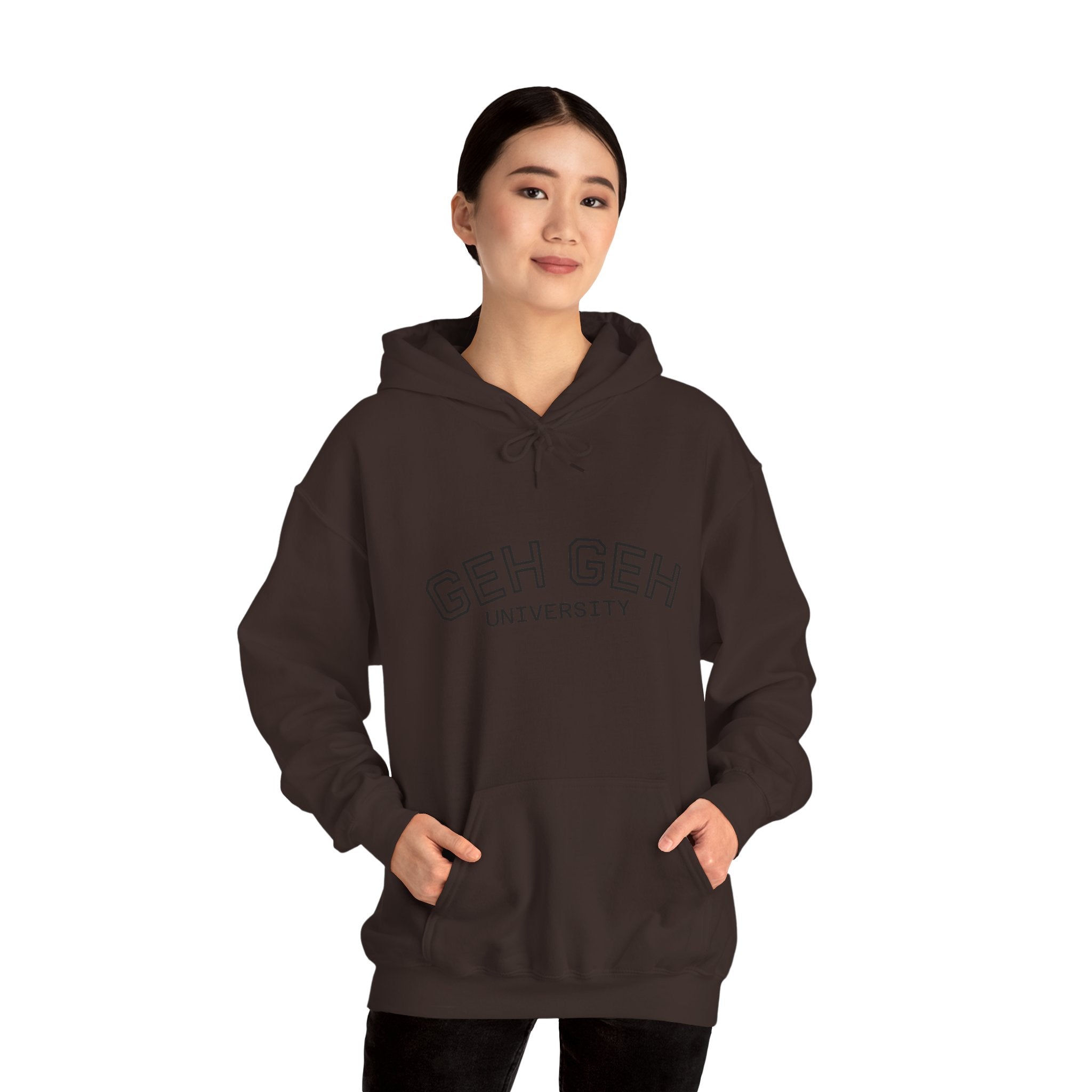 GHE-GHE University Hoodie — Minimal Collegiate Pullover - Sculpted Heritage