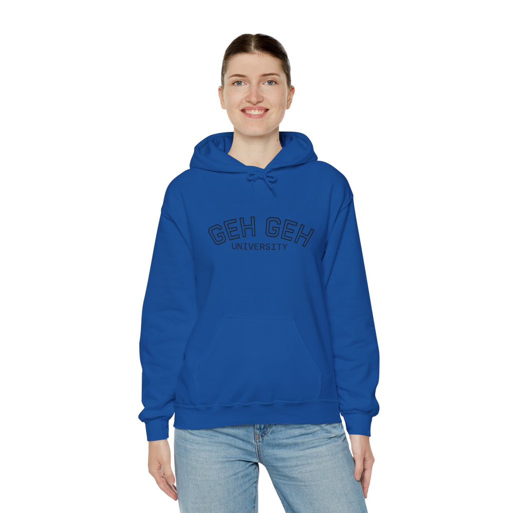 GHE-GHE University Hoodie — Minimal Collegiate Pullover - Sculpted Heritage