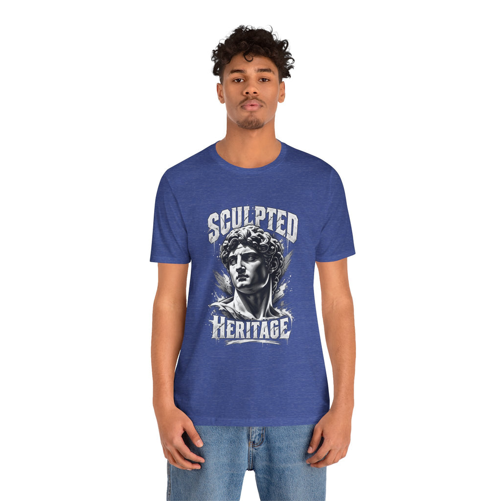 Sculpted Heritage Tee — David Statue Vintage Art Graphic Shirt