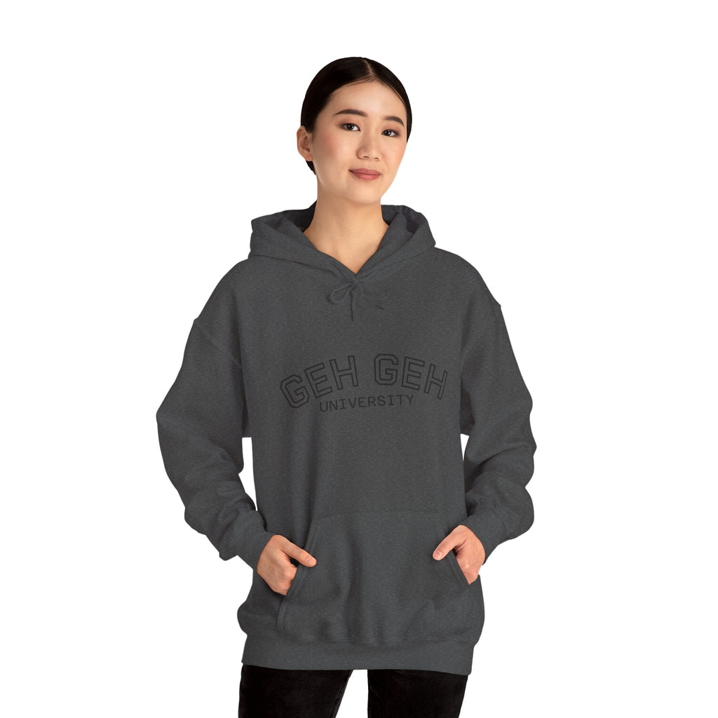 GHE-GHE University Hoodie — Minimal Collegiate Pullover - Sculpted Heritage