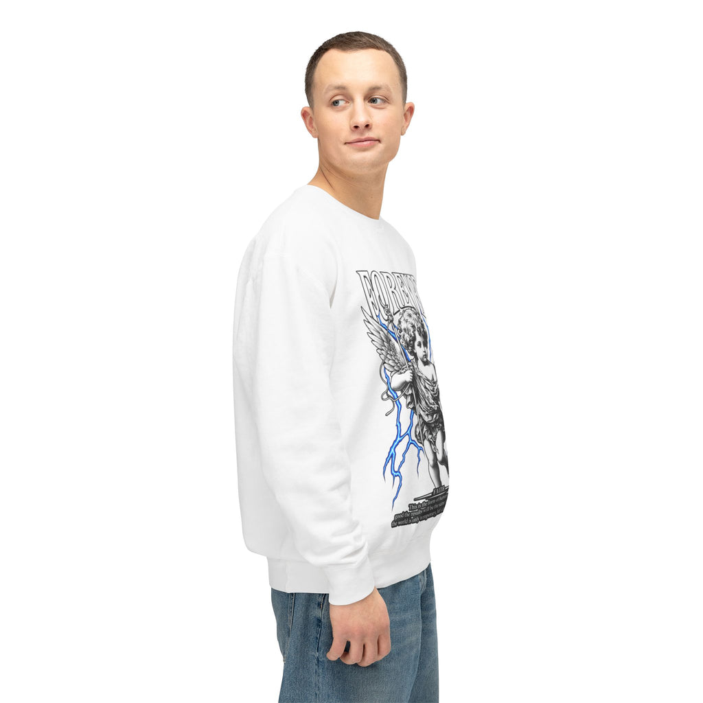 Sculpted Heritage Sweatshirt — Vintage Cherub Graphic - Sculpted Heritage