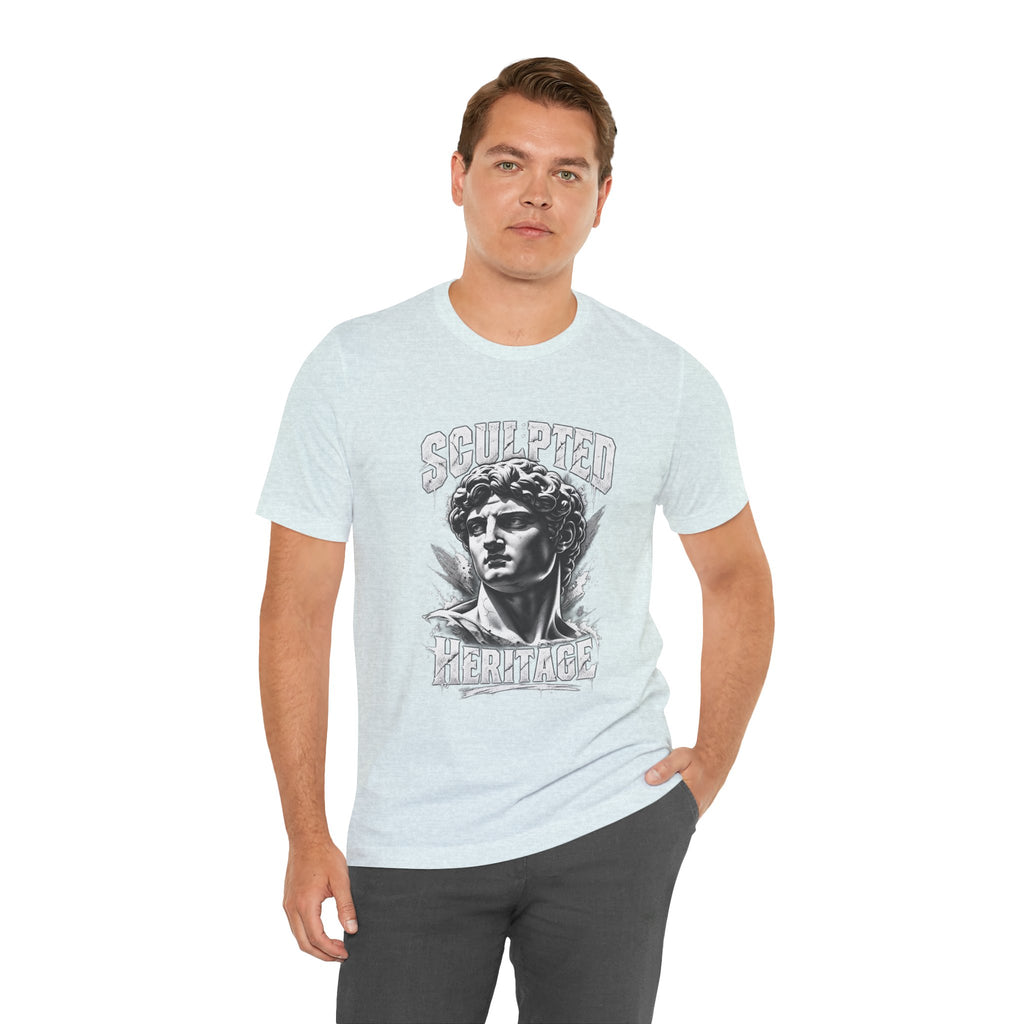 Sculpted Heritage Tee — David Statue Vintage Art Graphic Shirt