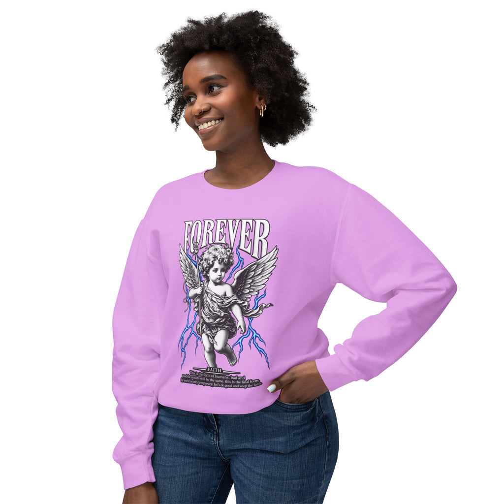 Sculpted Heritage Sweatshirt — Vintage Cherub Graphic - Sculpted Heritage