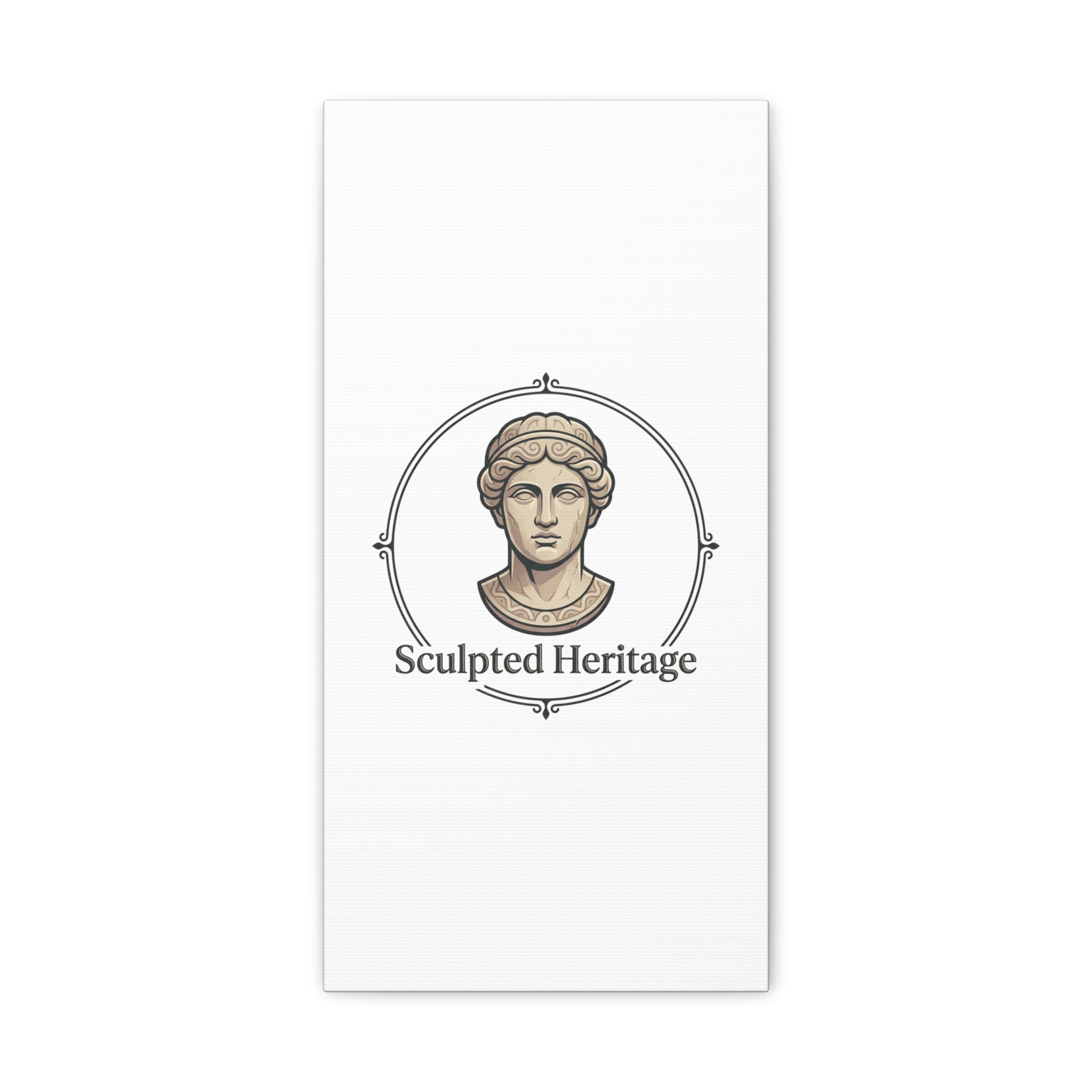 Sculpted Heritage Matte Canvas Print — Classical Bust Wall Art - Sculpted Heritage