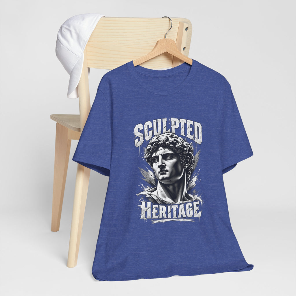 Sculpted Heritage Tee — David Statue Vintage Art Graphic Shirt