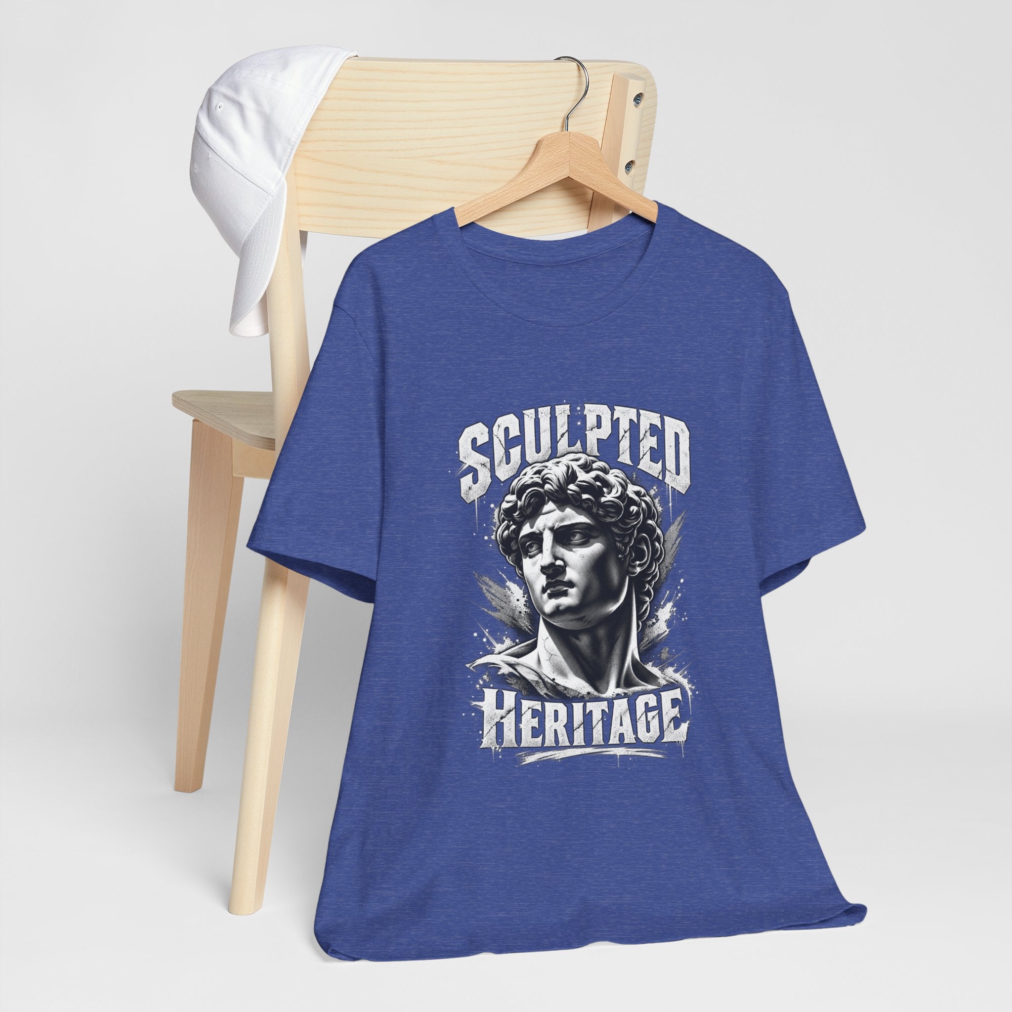 Sculpted Heritage Tee — David Statue Vintage Art Graphic Shirt