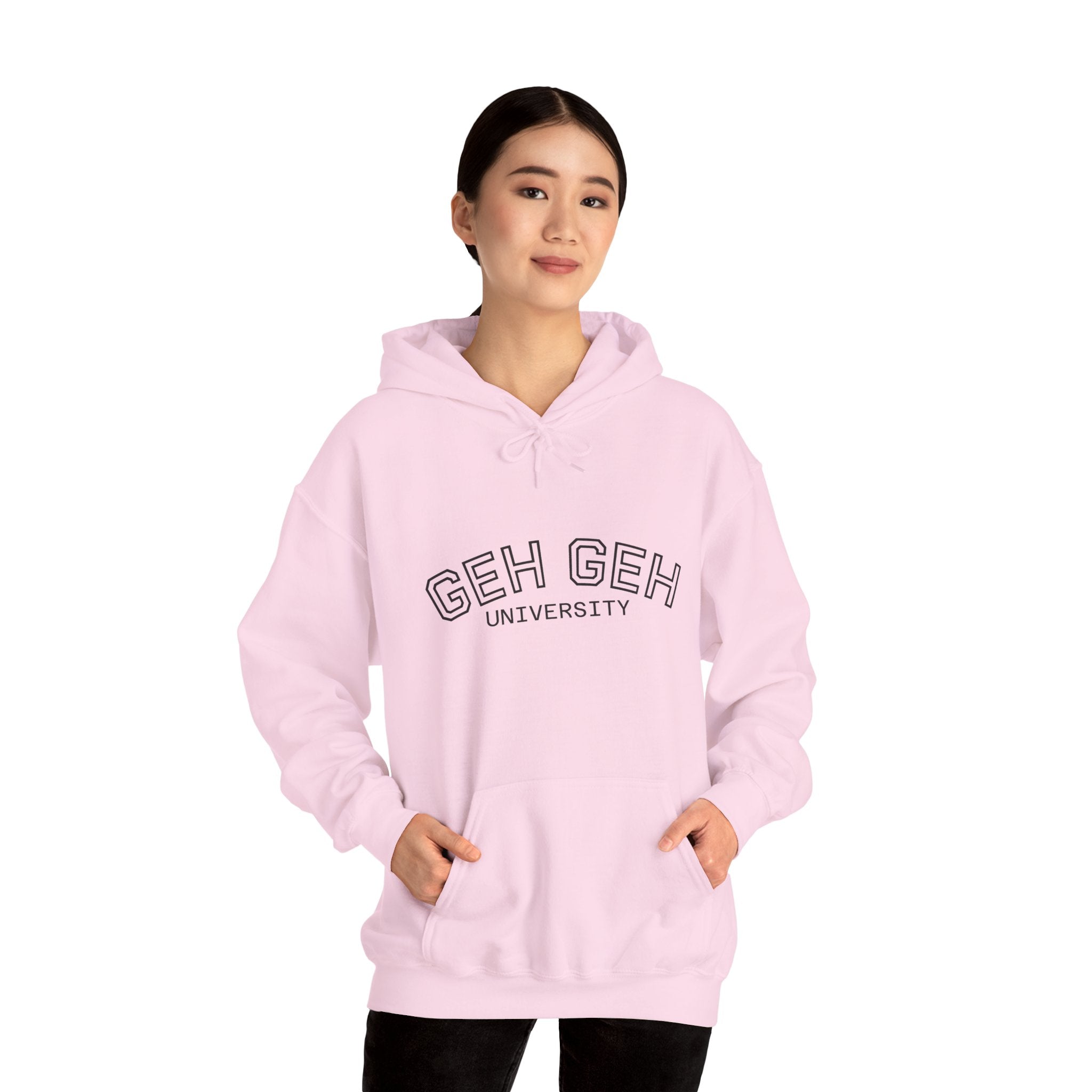 GHE-GHE University Hoodie — Minimal Collegiate Pullover - Sculpted Heritage