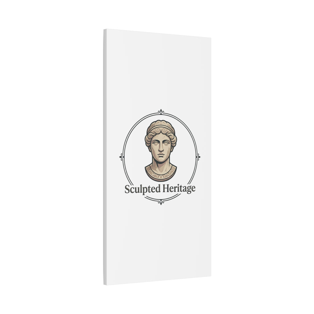 Sculpted Heritage Matte Canvas Print — Classical Bust Wall Art - Sculpted Heritage