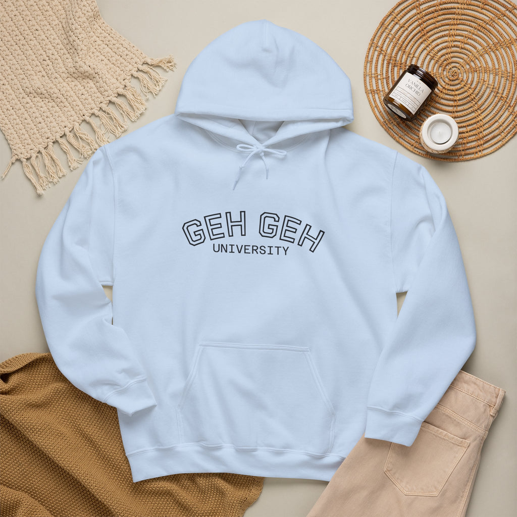 GHE-GHE University Hoodie — Minimal Collegiate Pullover - Sculpted Heritage