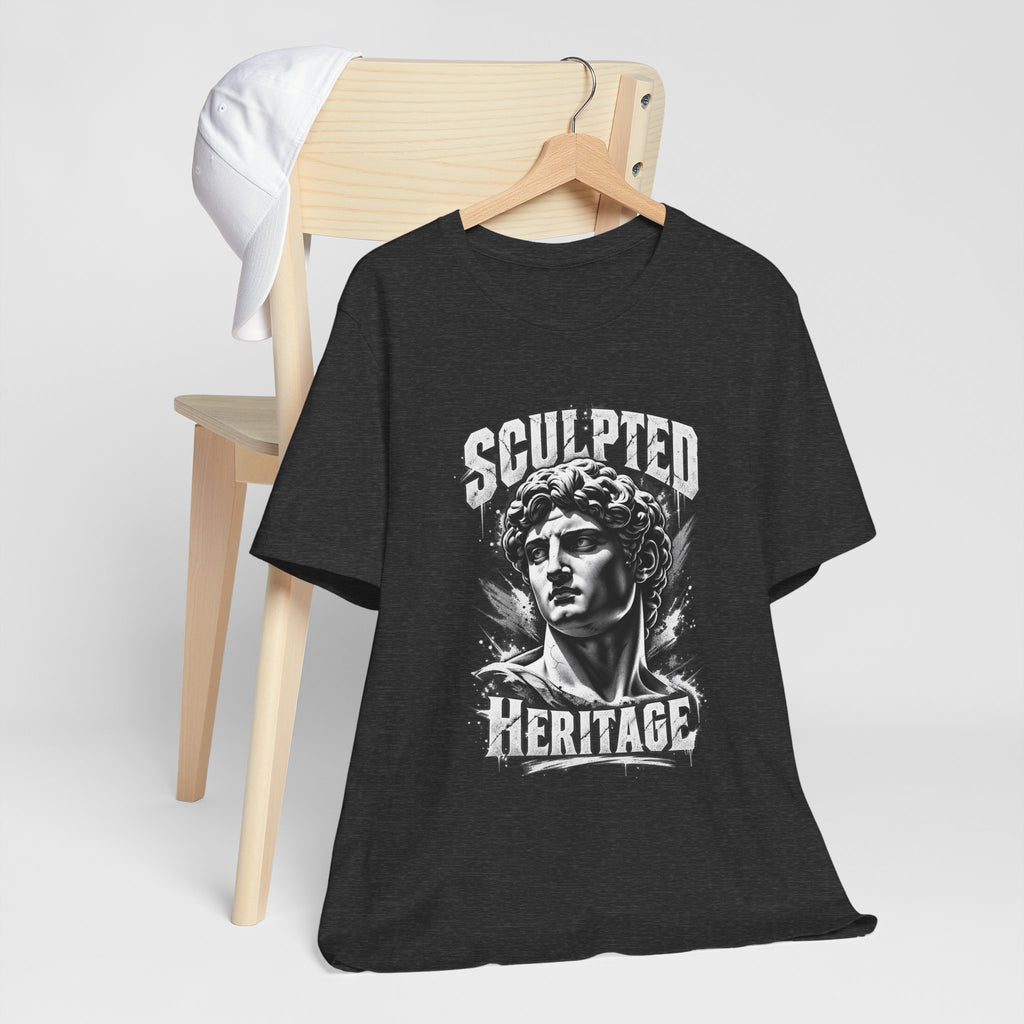 Sculpted Heritage Tee — David Statue Vintage Art Graphic Shirt