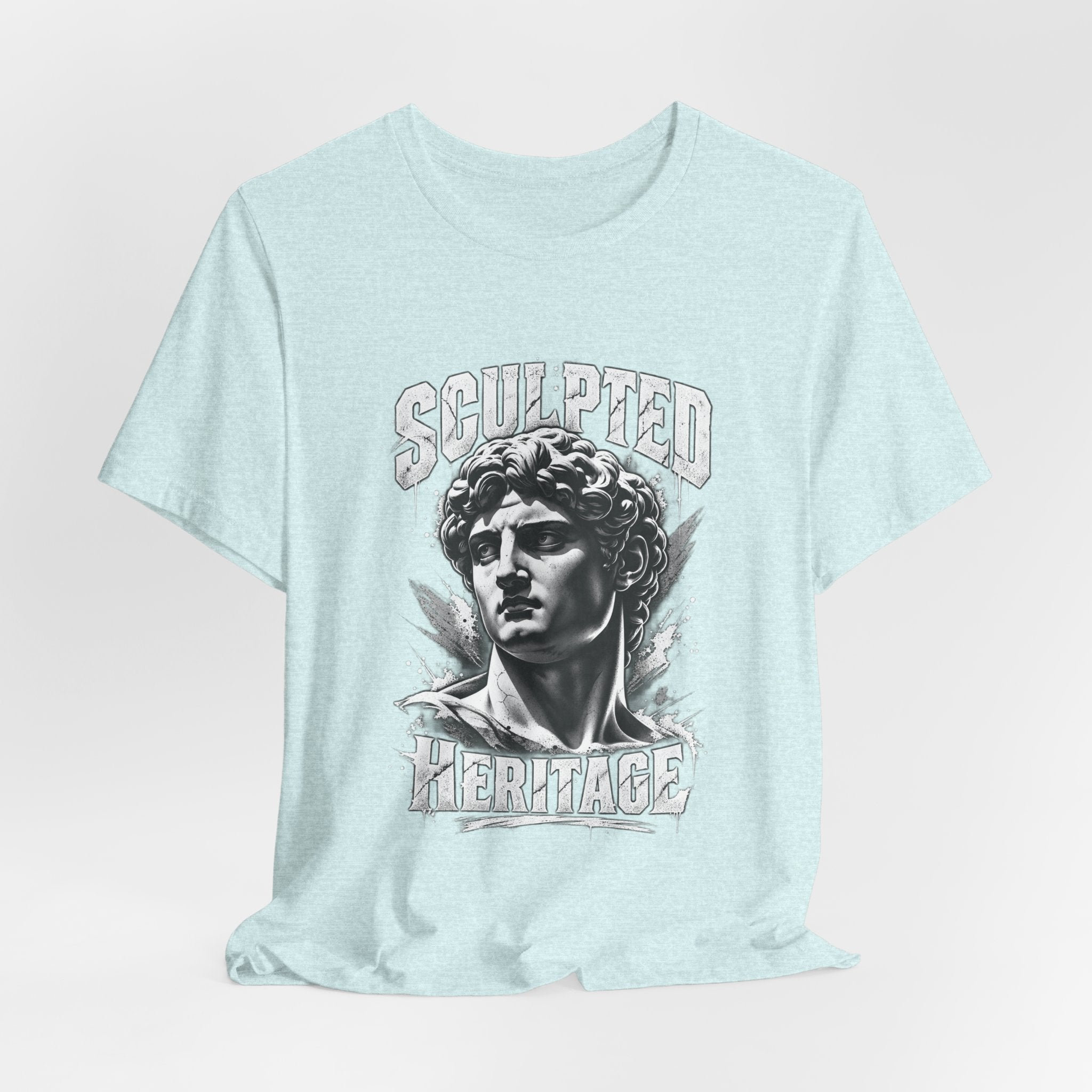 Sculpted Heritage Tee — David Statue Vintage Art Graphic Shirt