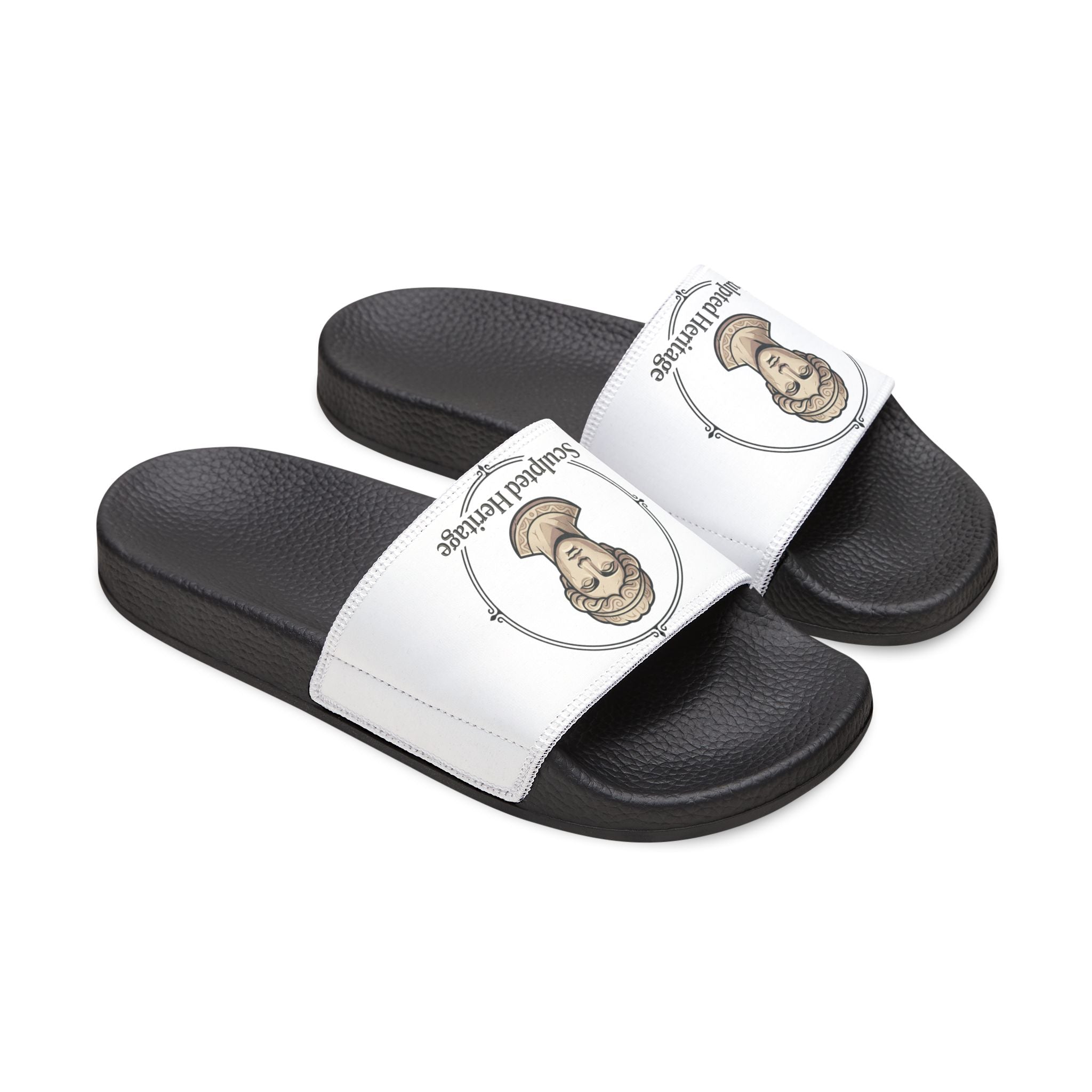 Men's Removable-Strap Slide Sandals — Customizable Comfort Slides - Sculpted Heritage