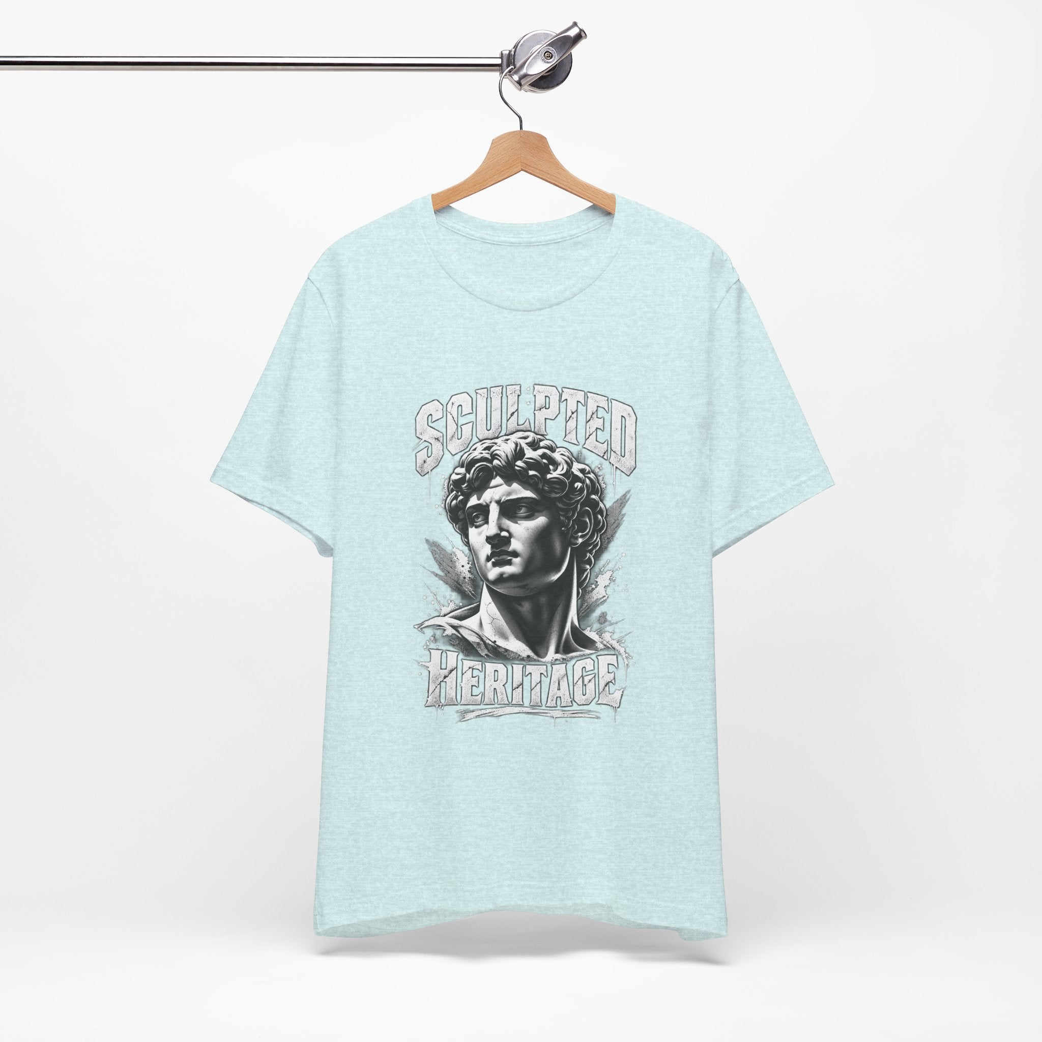 Sculpted Heritage Tee — David Statue Vintage Art Graphic Shirt
