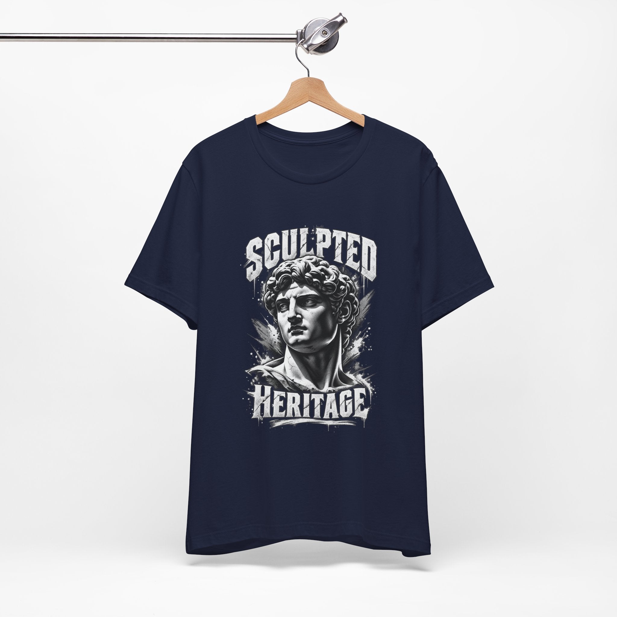 Sculpted Heritage Tee — David Statue Vintage Art Graphic Shirt
