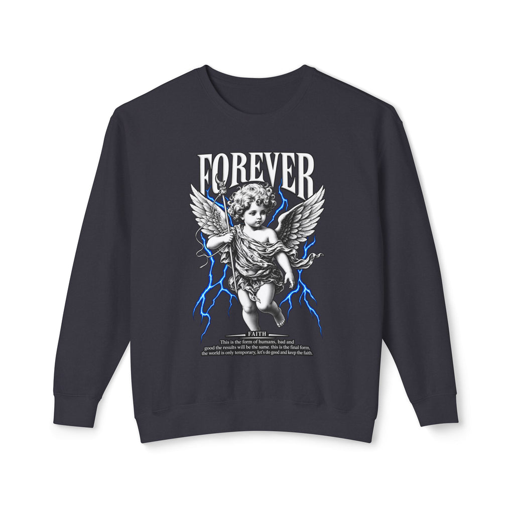 Sculpted Heritage Sweatshirt — Vintage Cherub Graphic - Sculpted Heritage