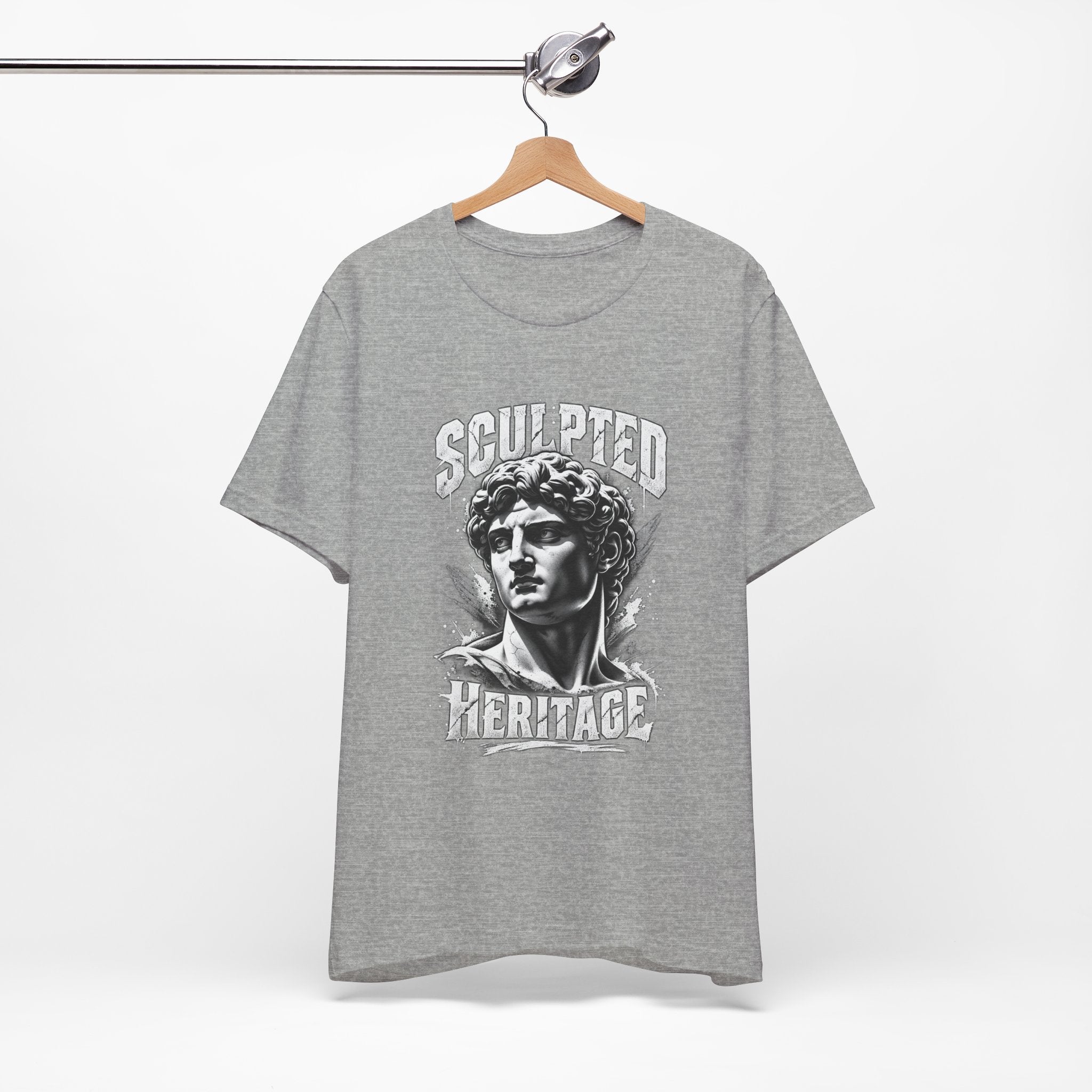 Sculpted Heritage Tee — David Statue Vintage Art Graphic Shirt