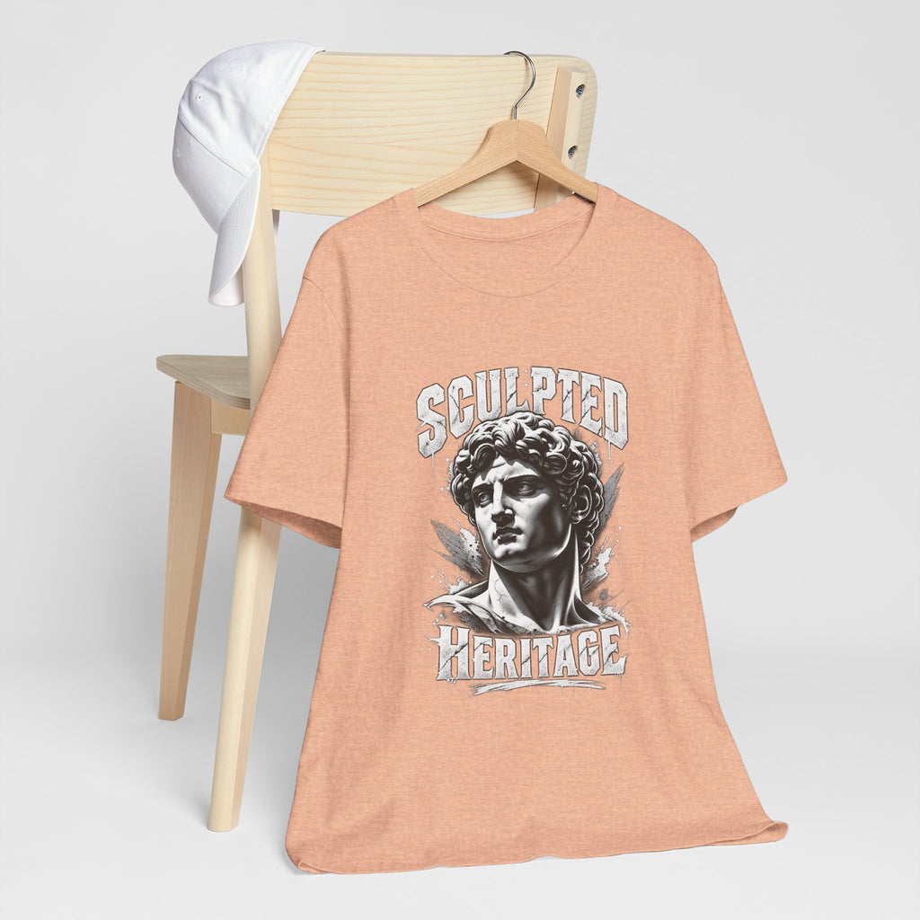 Sculpted Heritage Tee — David Statue Vintage Art Graphic Shirt