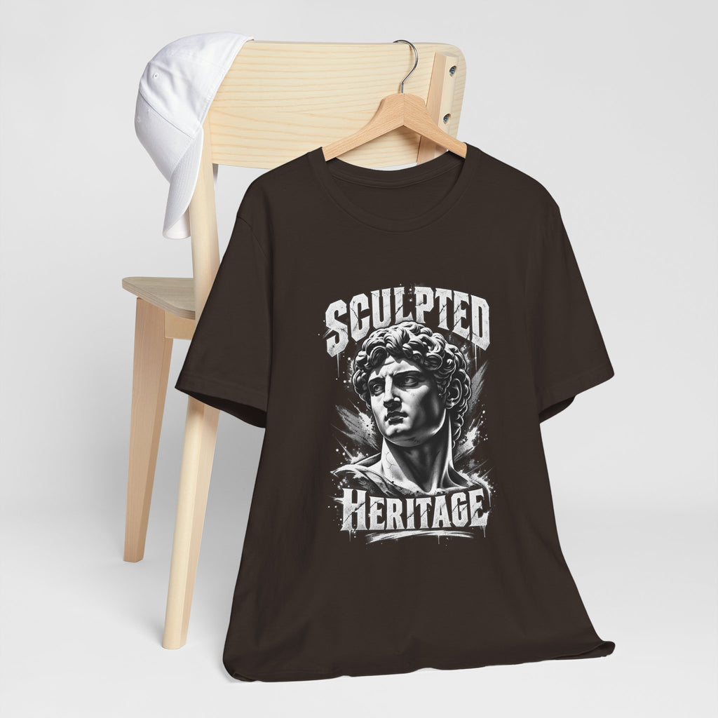 Sculpted Heritage Tee — David Statue Vintage Art Graphic Shirt