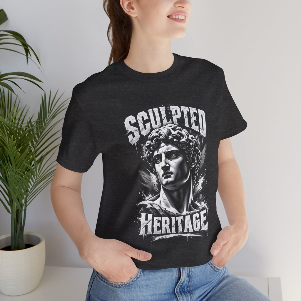 Sculpted Heritage Tee — David Statue Vintage Art Graphic Shirt